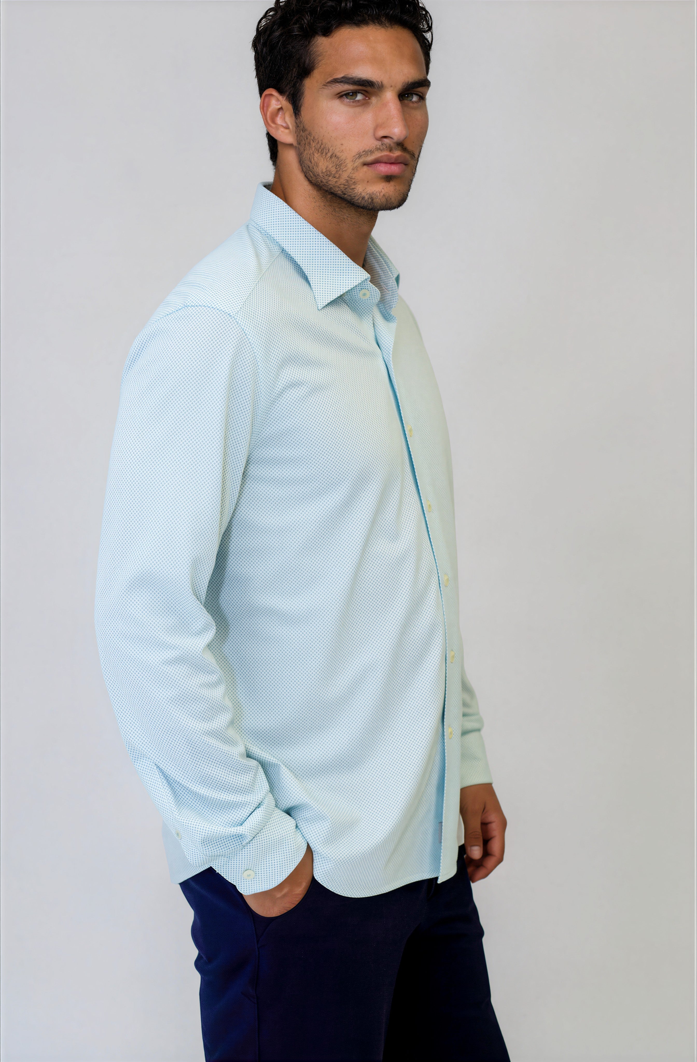 Mauro Dress Shirt 2-Pack - Emerald/Blue - Men