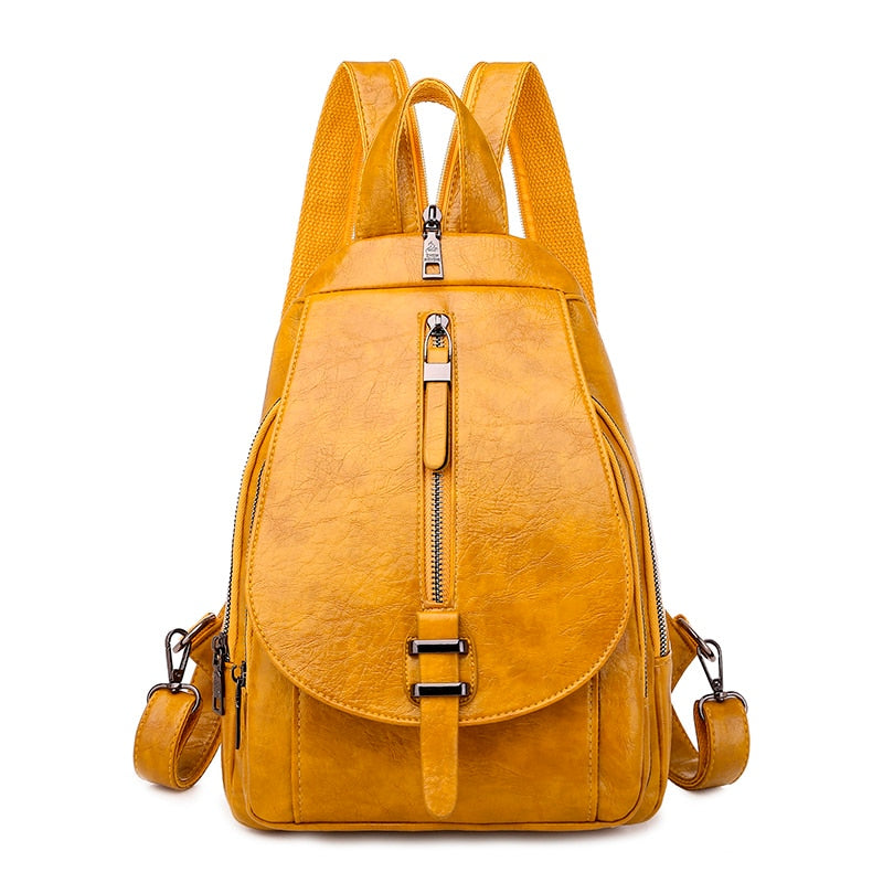 Gorgeous Travel Shoulder Bag School Backpacks For Teenage Girls Sac A Dos Women Leather Backpacks High Quality Ladies Bagpack New