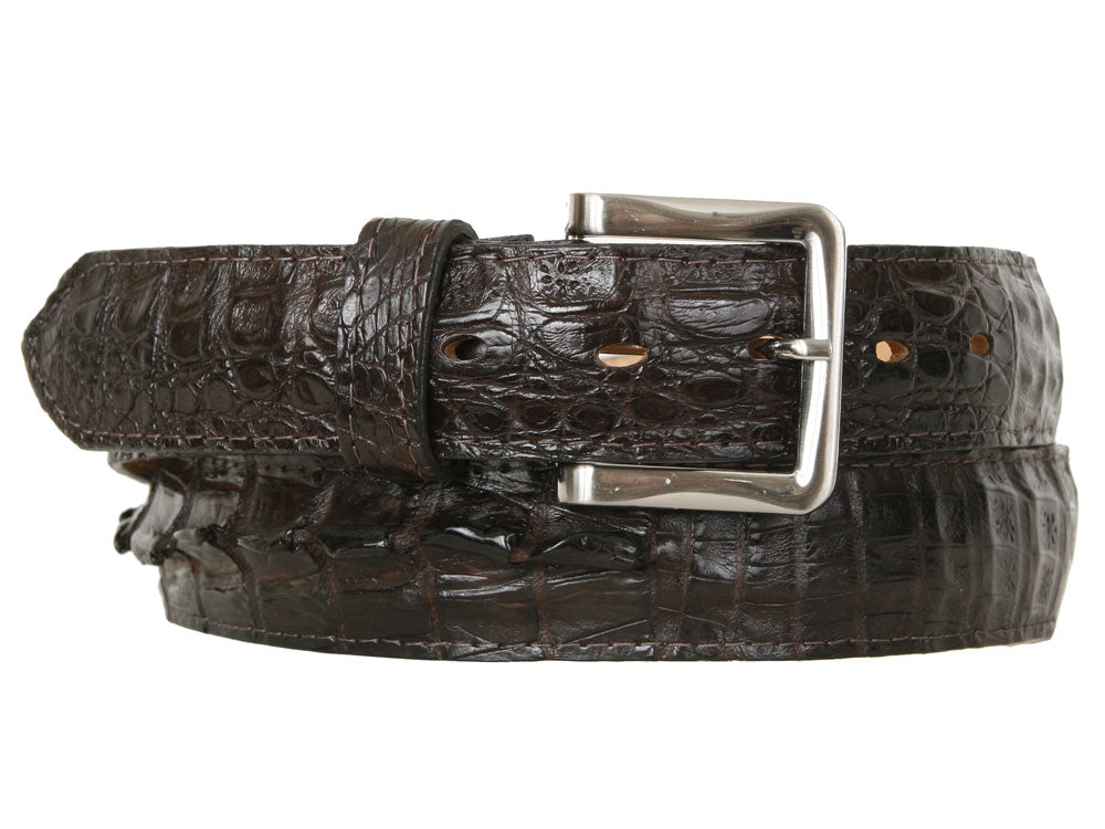 Maurice Crocodile Belt - Brown