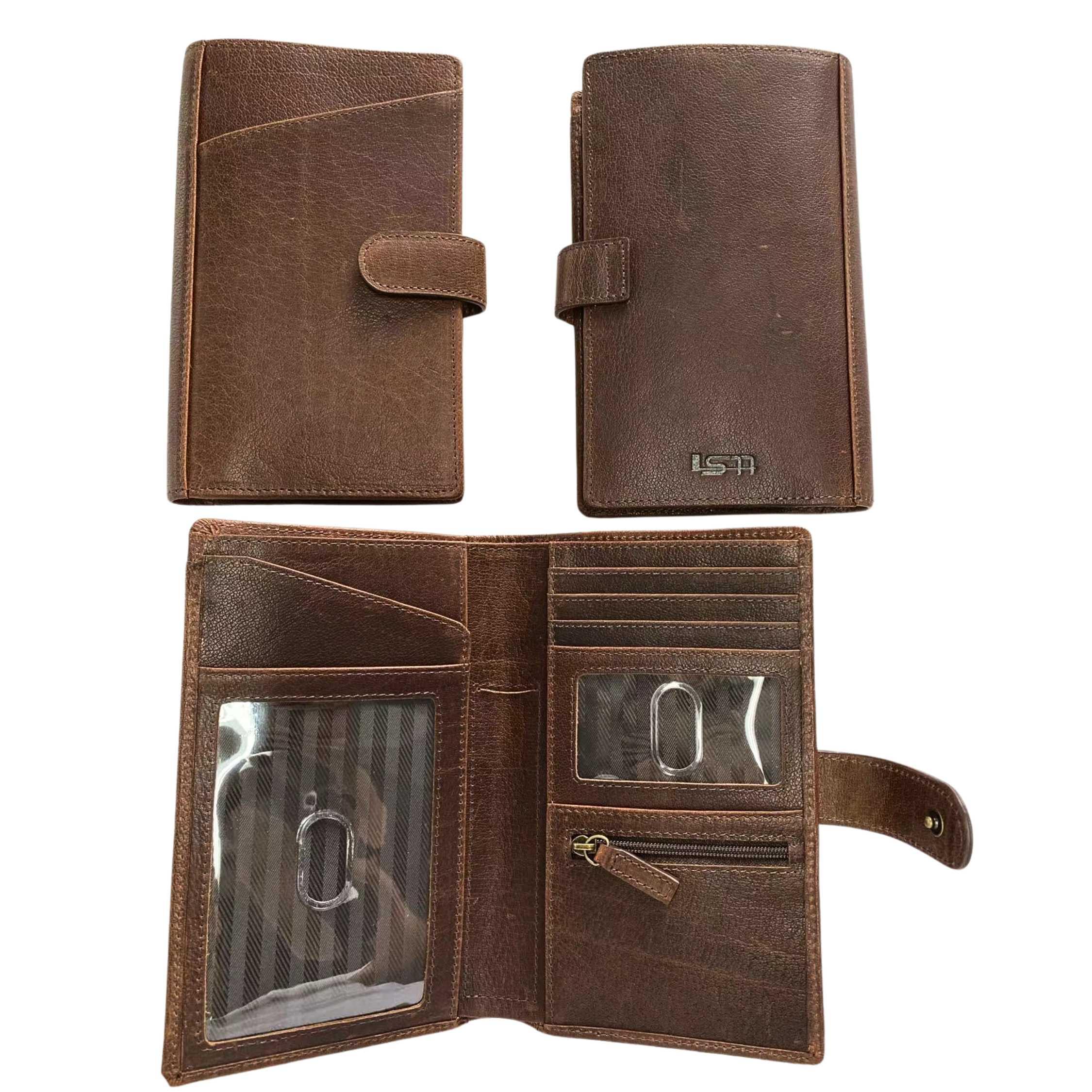 Cambridge Full-Grain Leather Passport Wallet