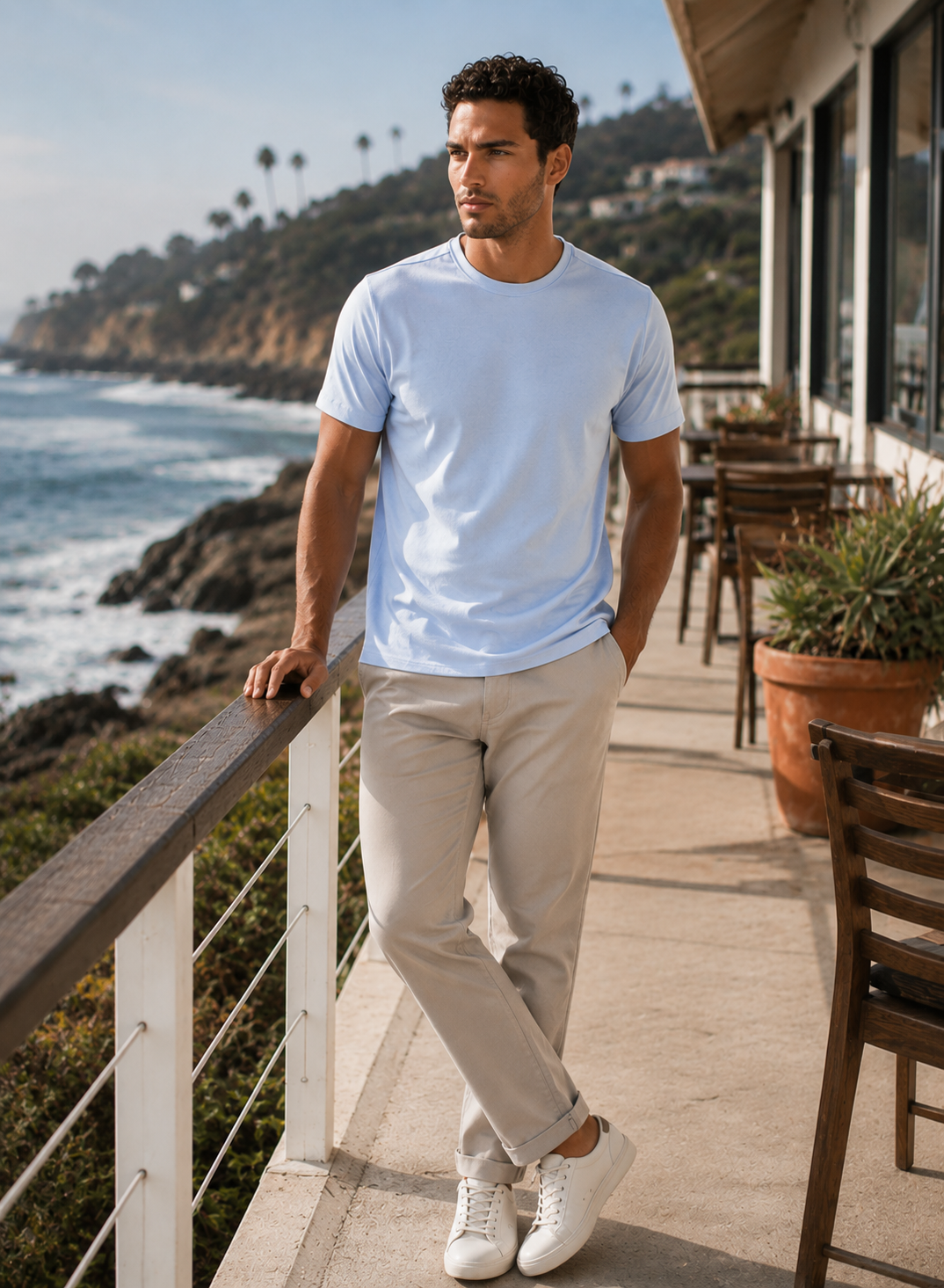 Buki Cinqo Tech Tee 3-Pack - French Blue/Blue Night/Blue Grey - Men