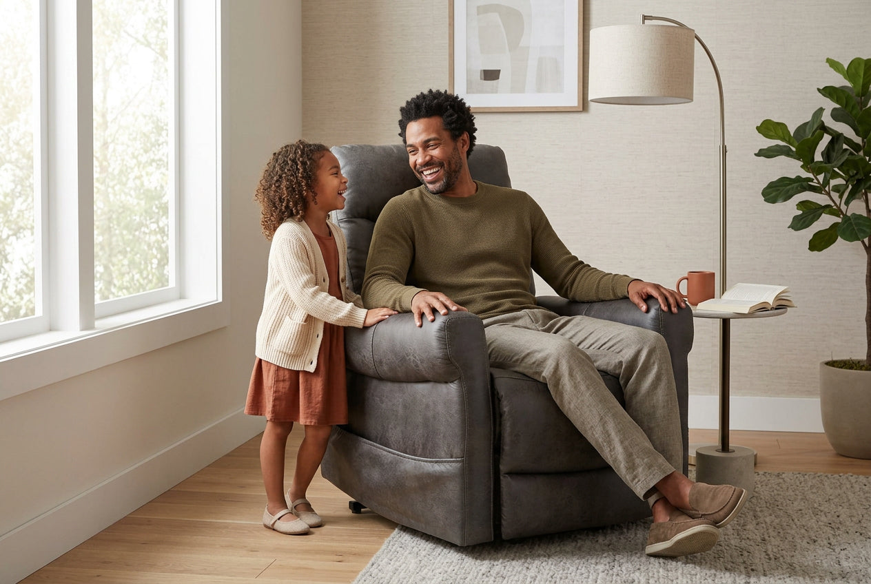 ComfortRise Granite Infinite Position Lift Chair with Power Headrest & Lumbar Support