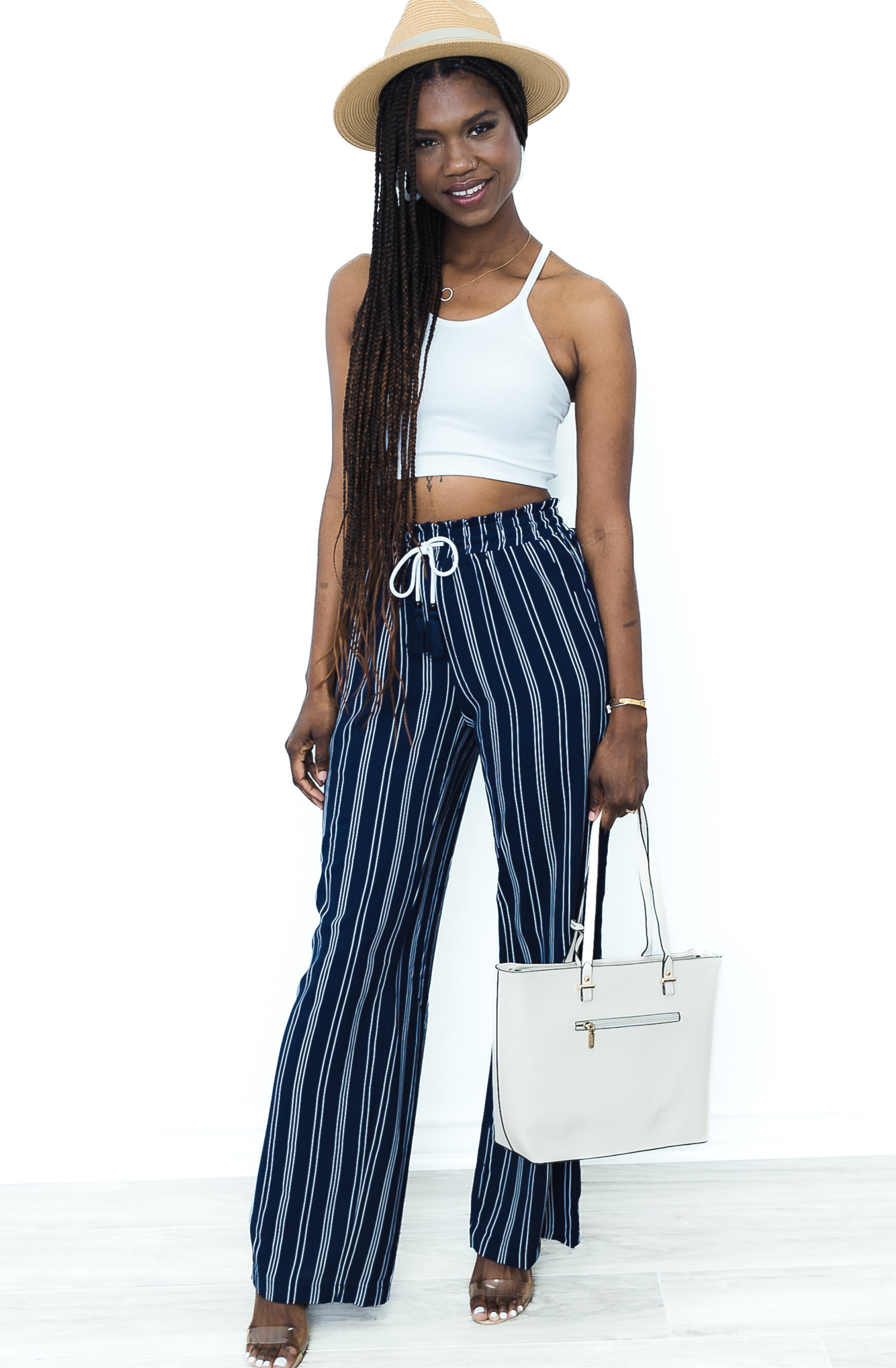 Tall Yacht Pants | Striped - Final Sale