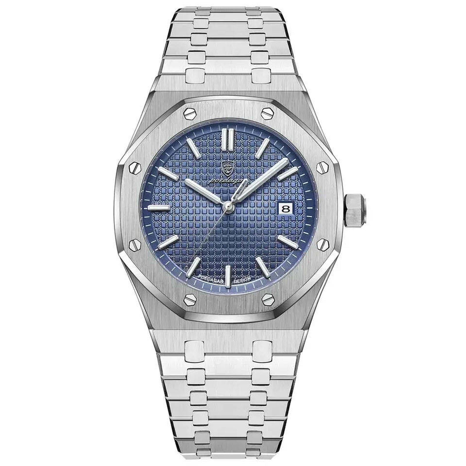 Premium Men's Waterproof Luminous Watch - Elegant Quartz Timepiece