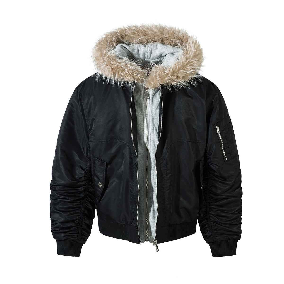 Two fake warm cotton jackets for pilots