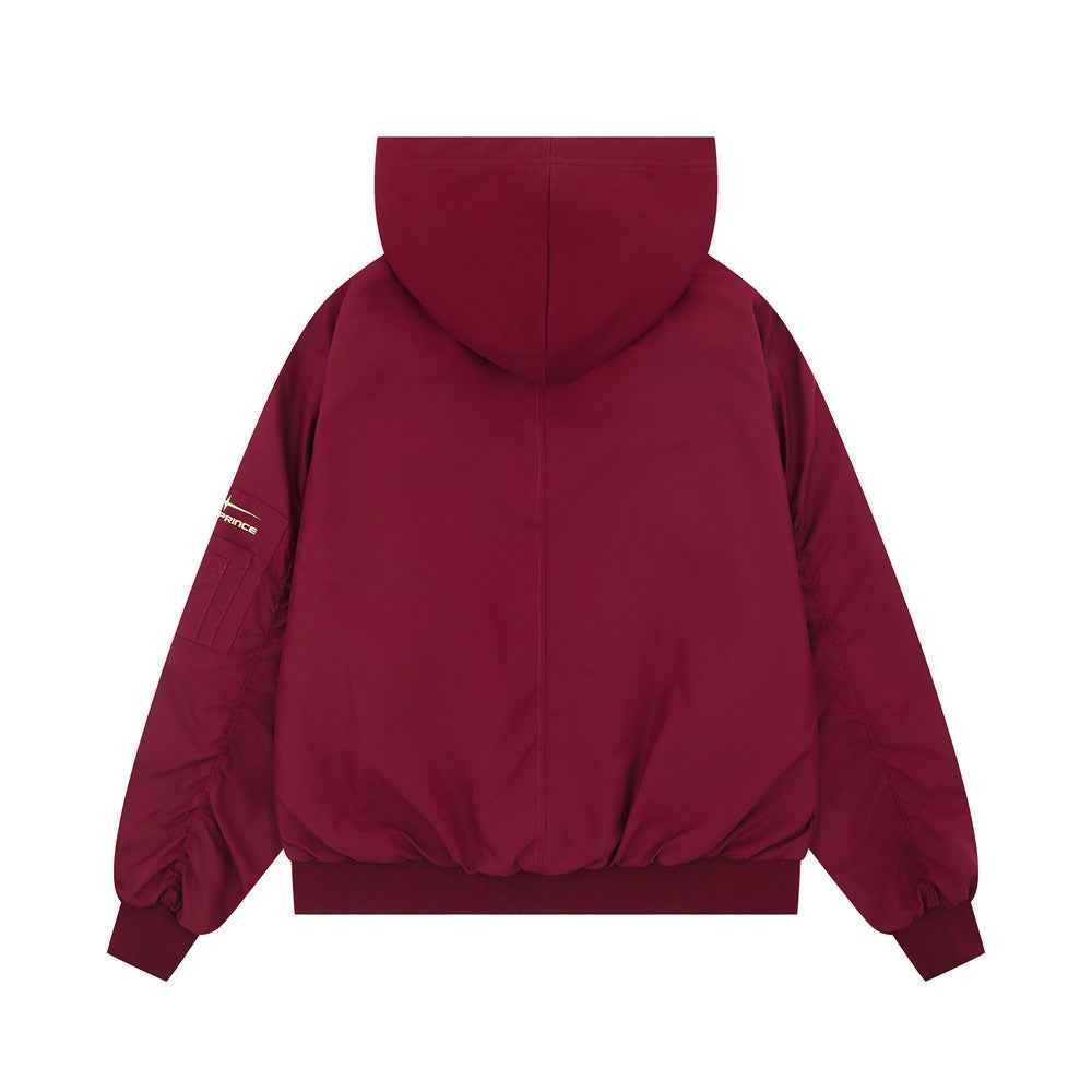 Fake two hooded jackets