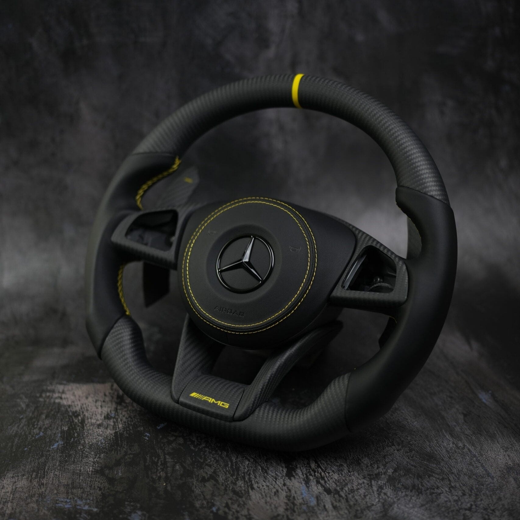 2015-2018 Mercedes Benz AMG | Retrofit for older/ non-AMG Models Available Custom Steering Wheel by Exclusive Steering