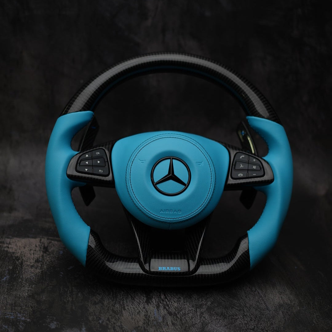 2015-2018 Mercedes Benz AMG | Retrofit for older/ non-AMG Models Available Custom Steering Wheel by Exclusive Steering