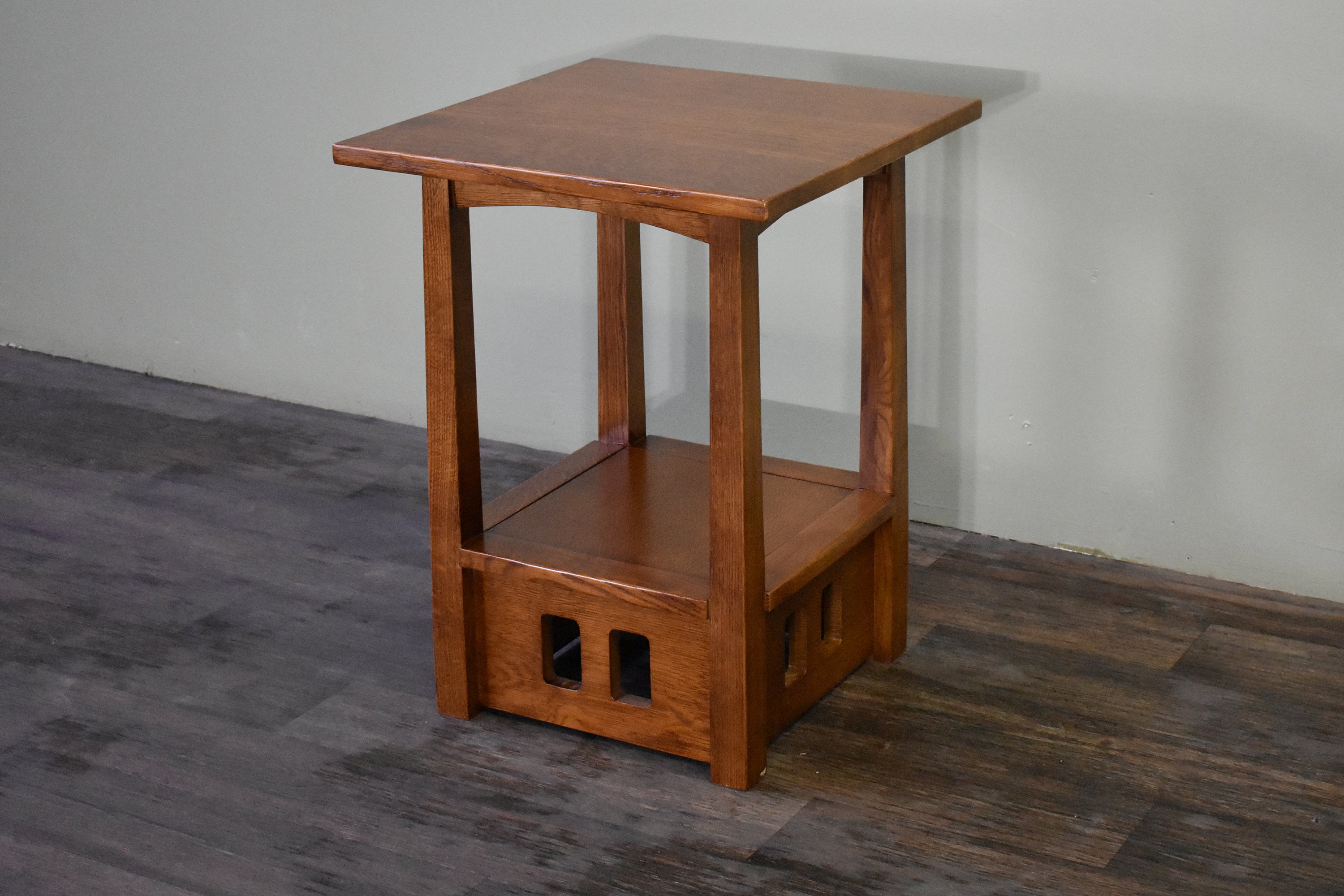 Arts and Crafts / Mission Style Taboret End Table - Model A29