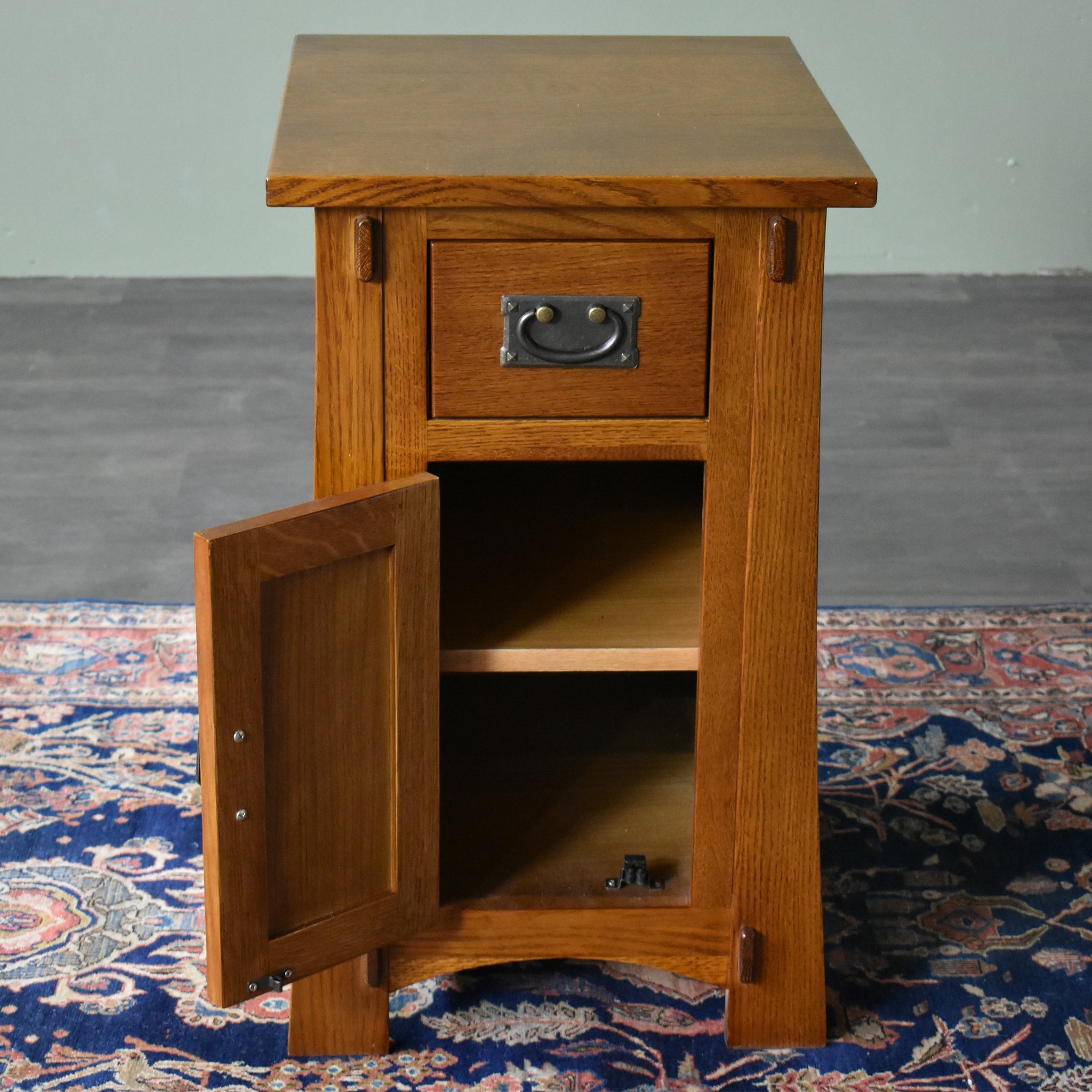 Mission Tapered Leg Narrow Nightstand