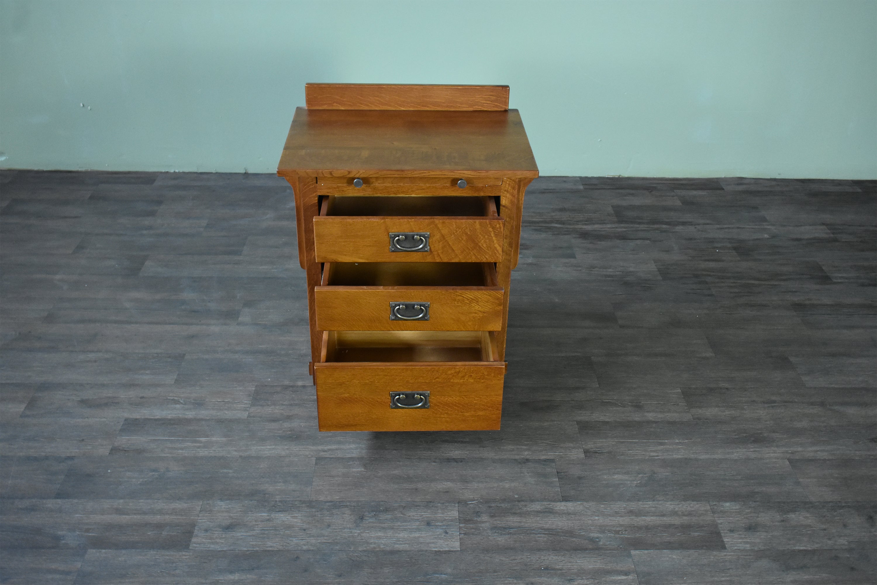 Mission Crofter 3 Drawer Nightstand - Michael's Cherry (MC-A)