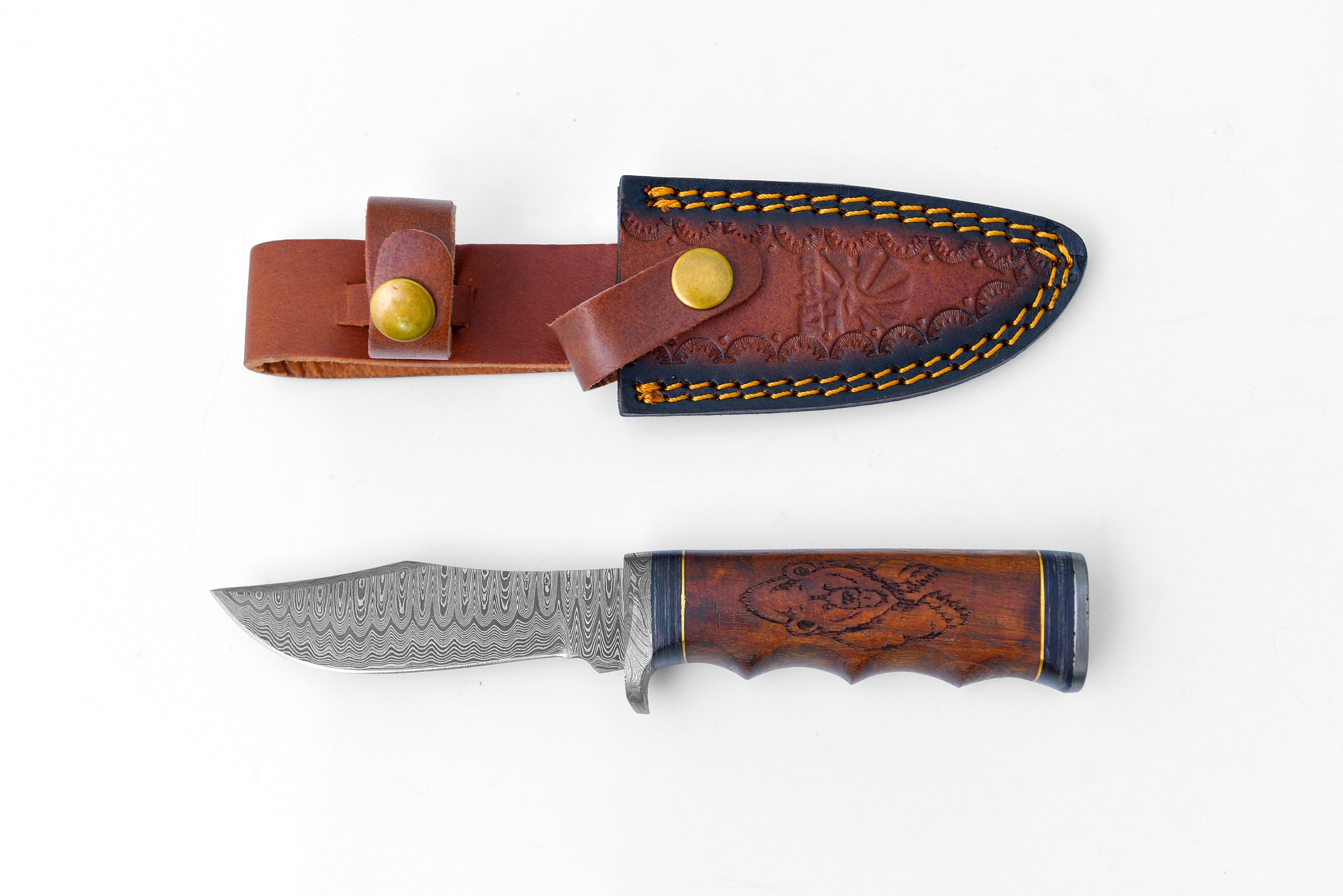Grizzly Timberline Damascus Knife Damascus Knife TK-099 (Compact)