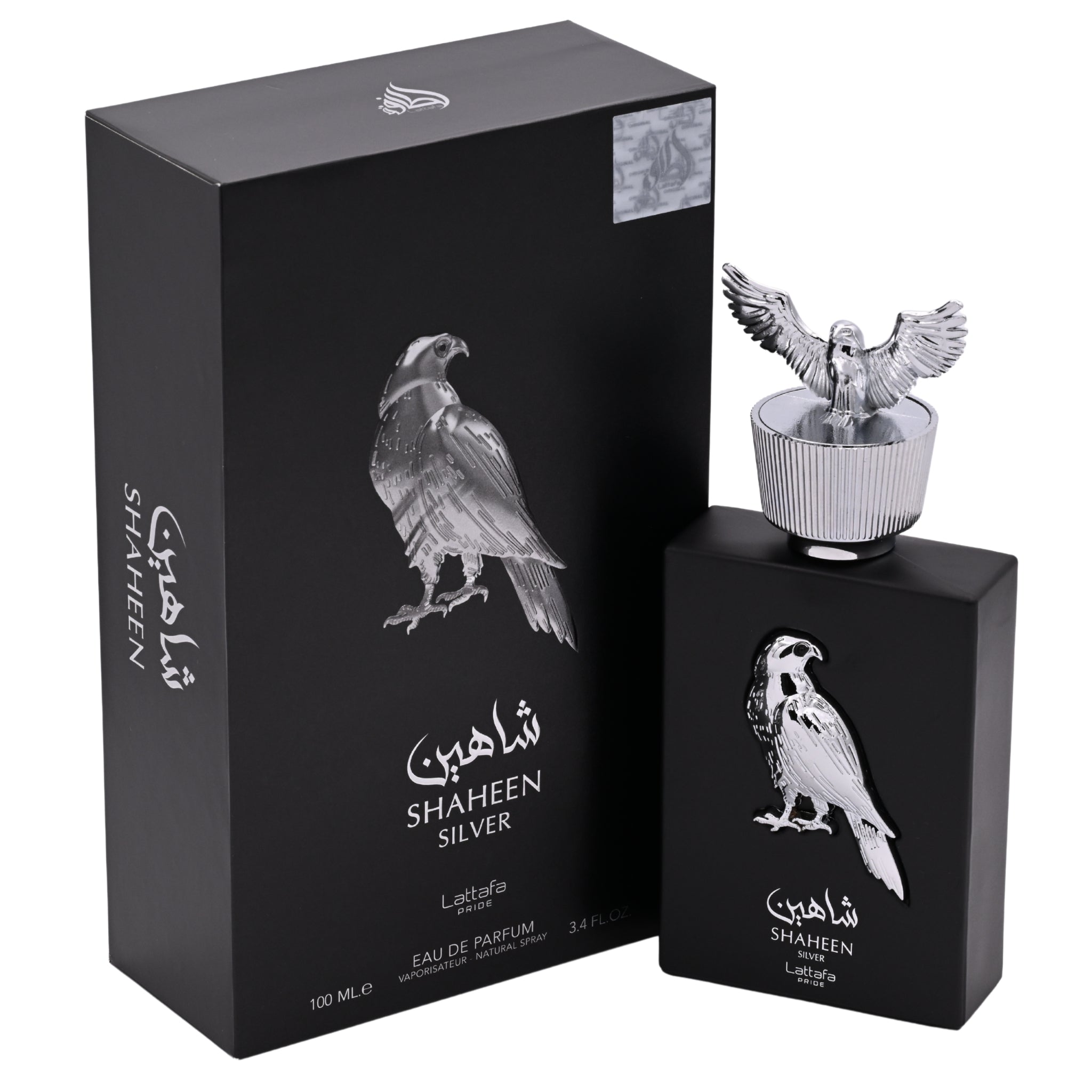 Pride Shaheen Silver by Lattafa Perfume for Unisex EDP 3.4 oz