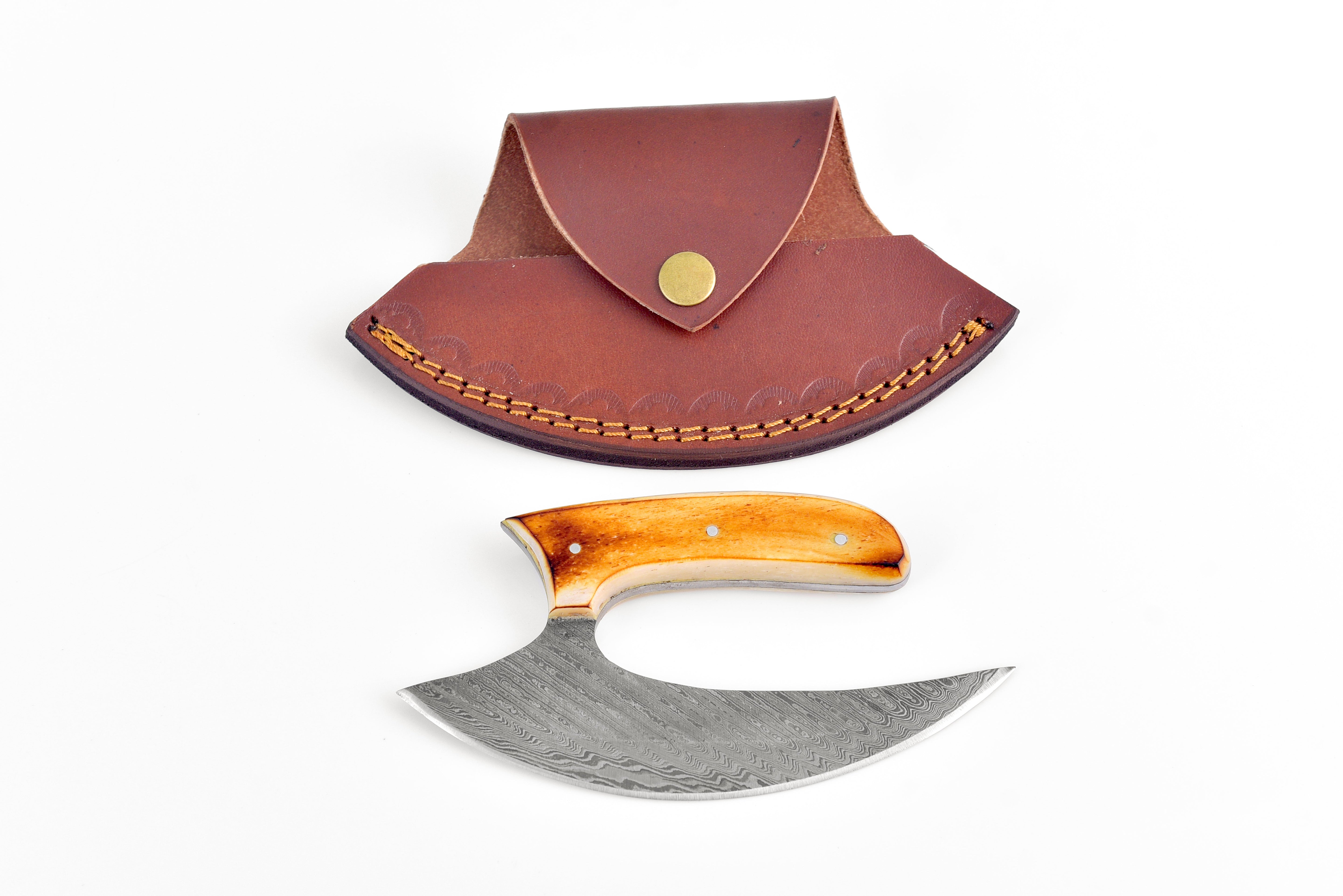 Damascus Steel Burnt Bone TK-103