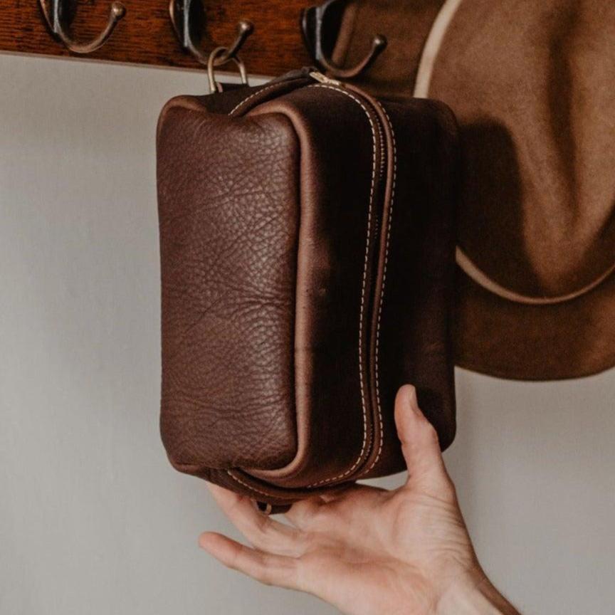 Leather Dopp Kit - USA Made