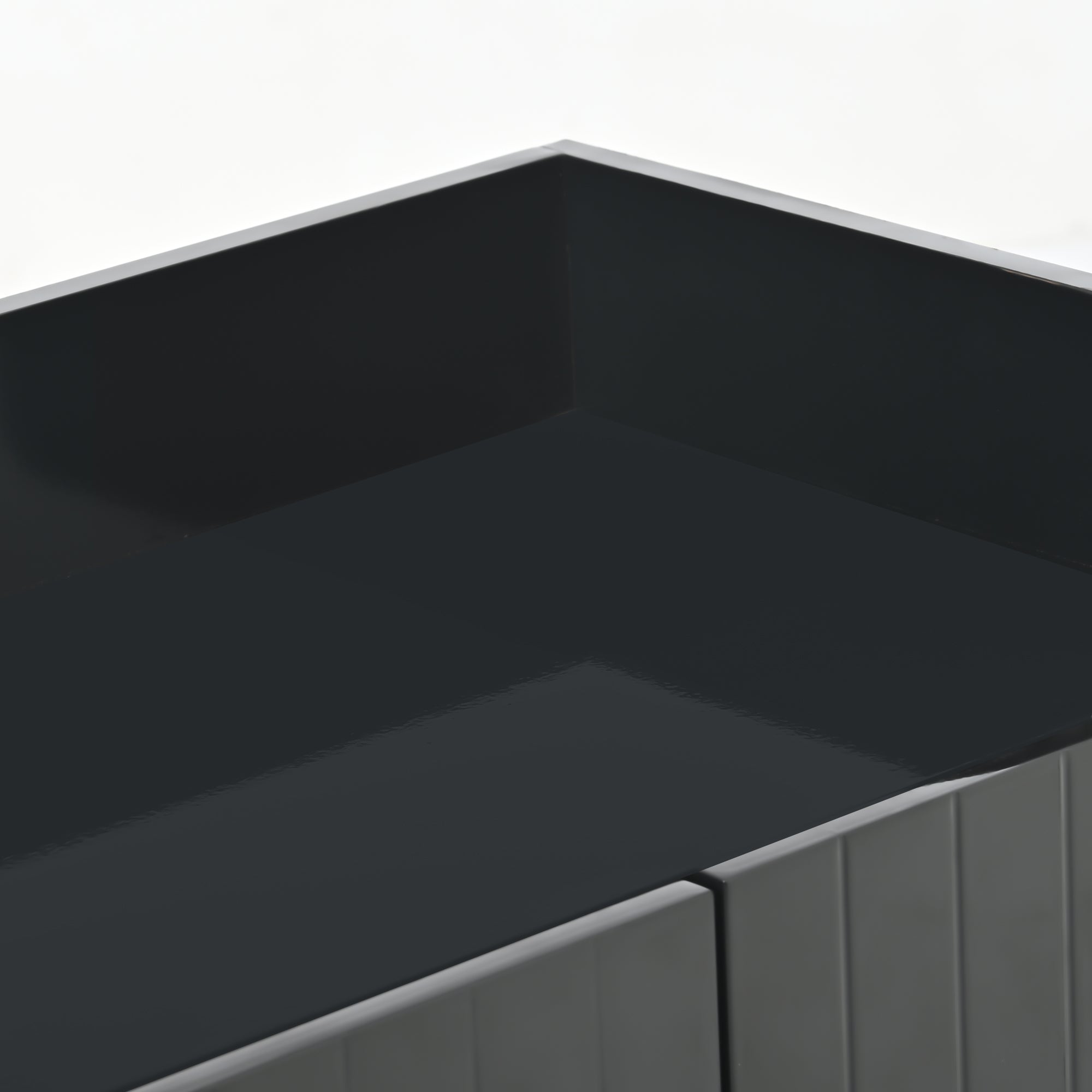 U-Can shoe cabinet with door, 11 layers with adjustable shelves, modern wooden shoe cabinet (PVC surface)