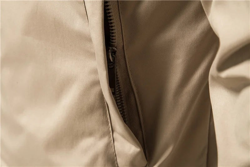 Men's Stand Collar Bomber Jacket