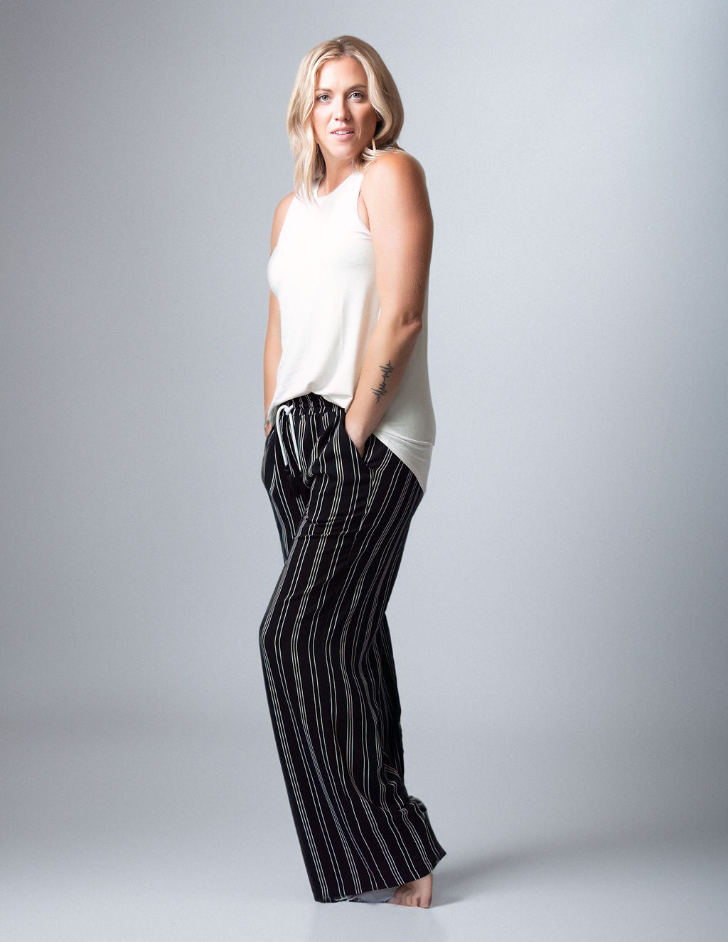 Tall Yacht Pants | Striped - Final Sale