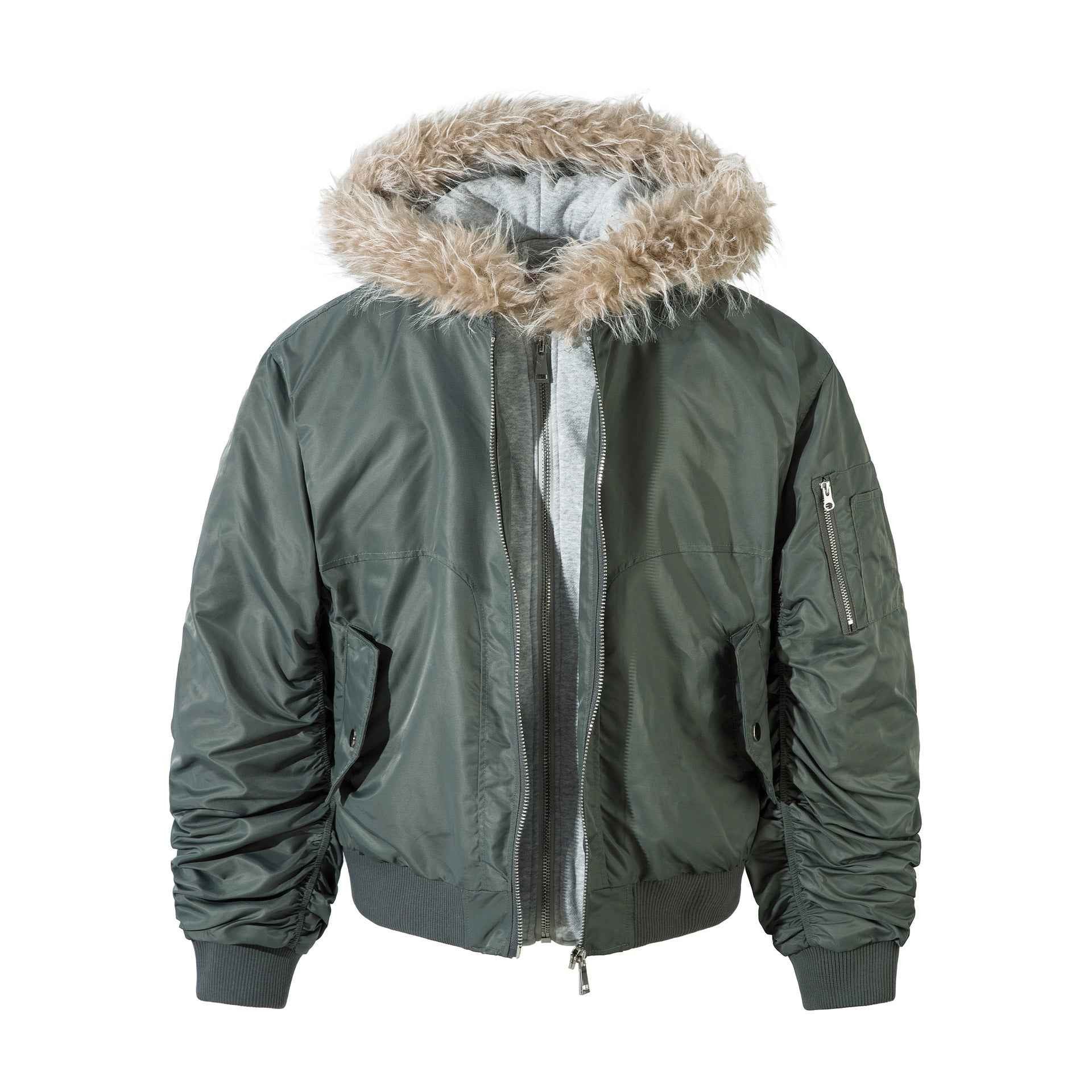 Two fake warm cotton jackets for pilots