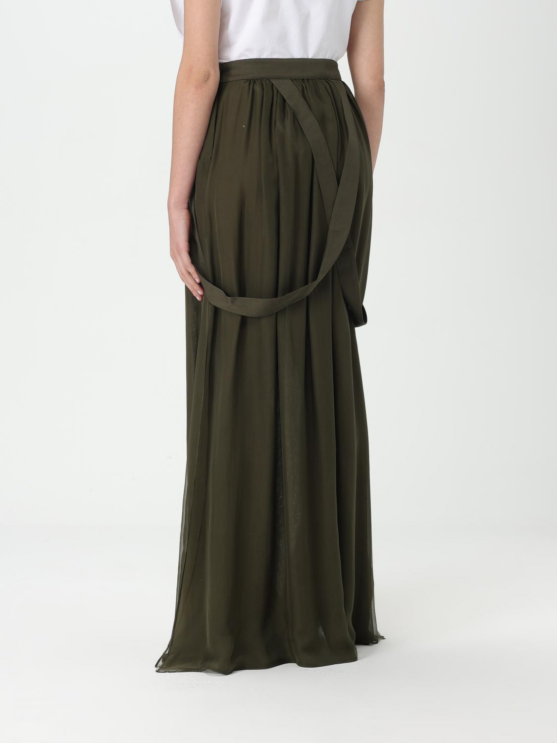 Max Mara Skirt Woman Kaki