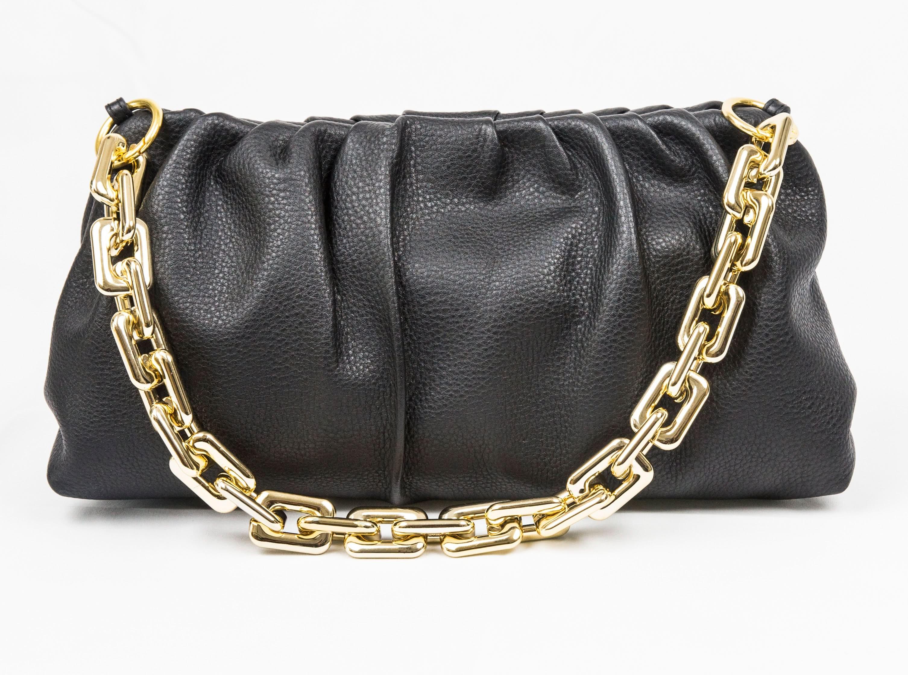 Sophia Full-Grain Leather Clutch Bag