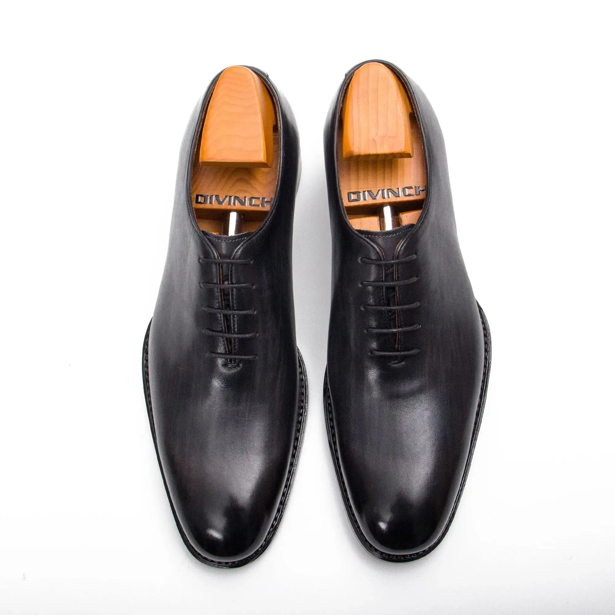 Seamless Goodyear Mens Coffee Oxford Dress Shoes Lron Gray
