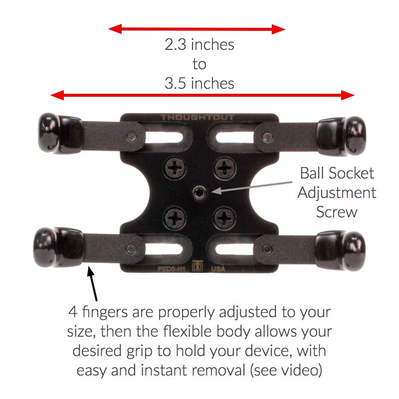 PED5-COIL iPhone Flexible Holder Stand