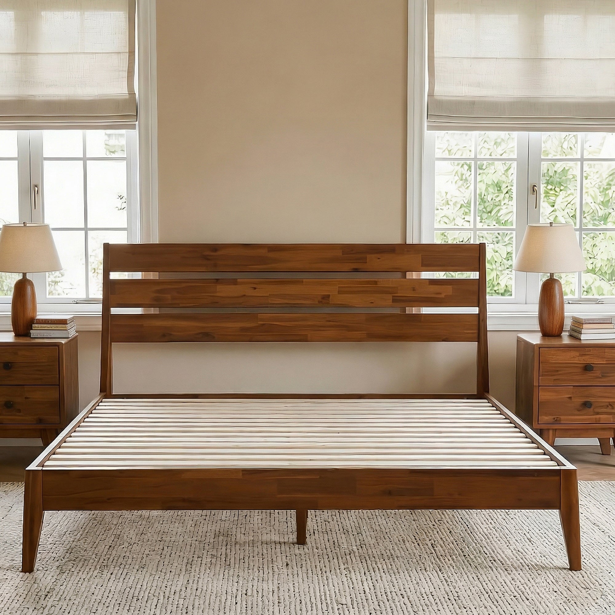 Emery Solid Wood Bed Frame
