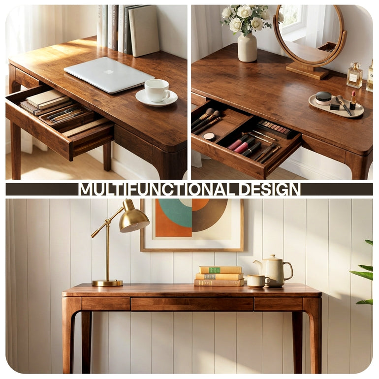 Wilma 48 Inches Rubber Wood Desk