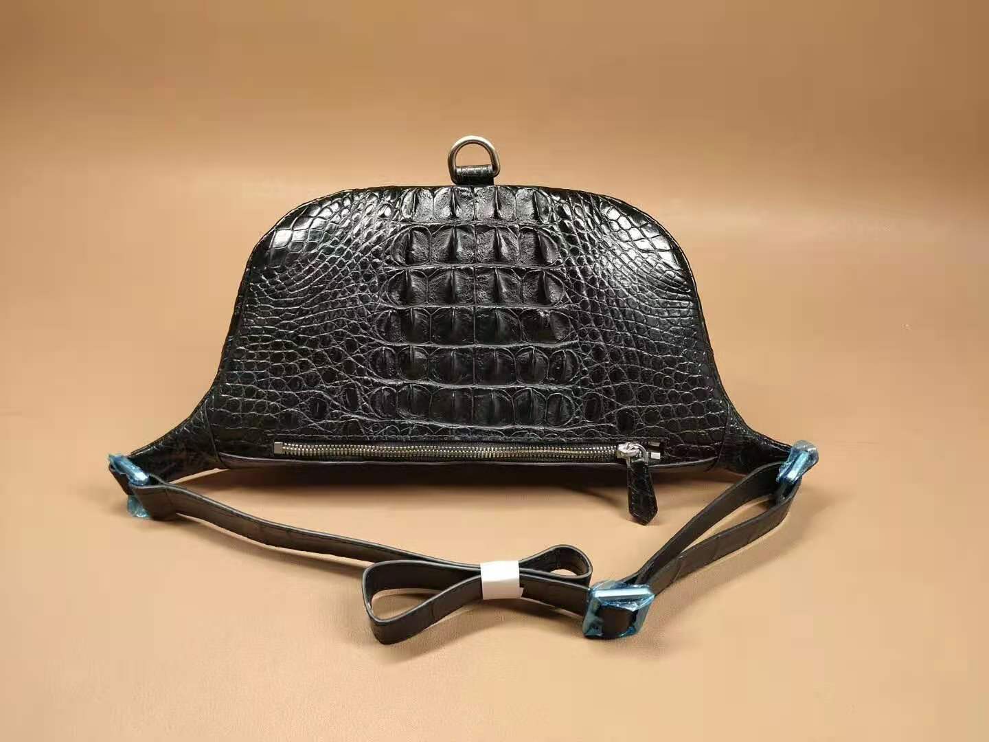Crocodile Leather Crossbody Bag Money Shoulder Pack Men's