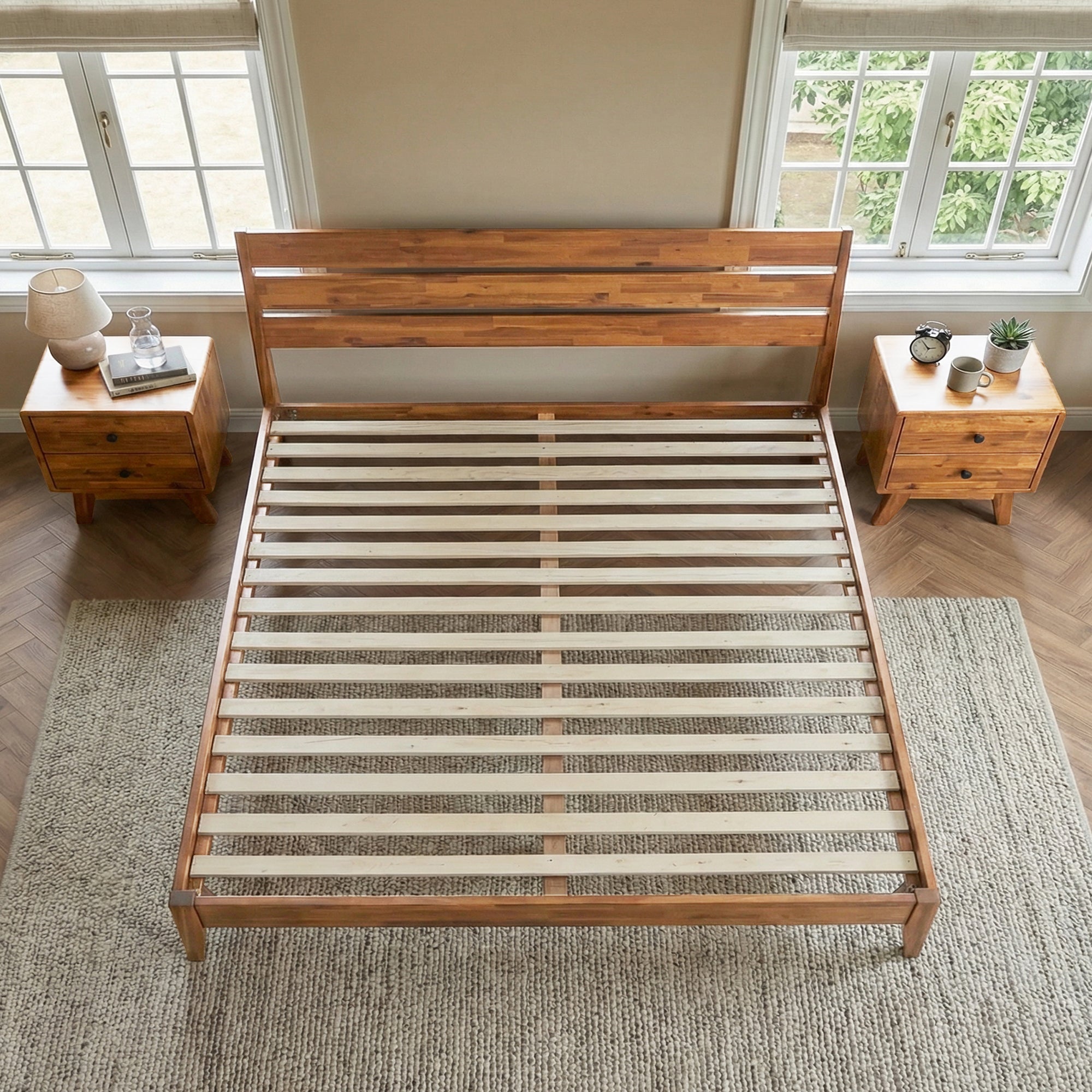 Emery Solid Wood Bed Frame