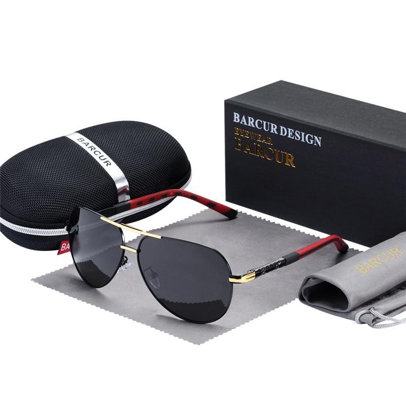 Retro Vintage Elegant Luxury Business High Quality Men Polarized Aviation Pilot Retro Classic Sunglasses With UV400 Protection