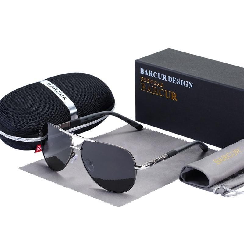 Retro Vintage Elegant Luxury Business High Quality Men Polarized Aviation Pilot Retro Classic Sunglasses With UV400 Protection
