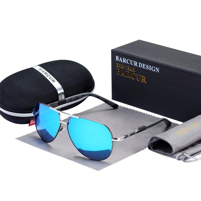 Retro Vintage Elegant Luxury Business High Quality Men Polarized Aviation Pilot Retro Classic Sunglasses With UV400 Protection