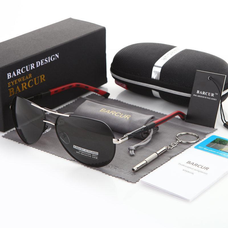 Luxury Popular Aluminum Magnesium Men's Sunglasses Men Polarized Mirror Glasses oculos Male Eyewear Accessories For Men Aviation Design