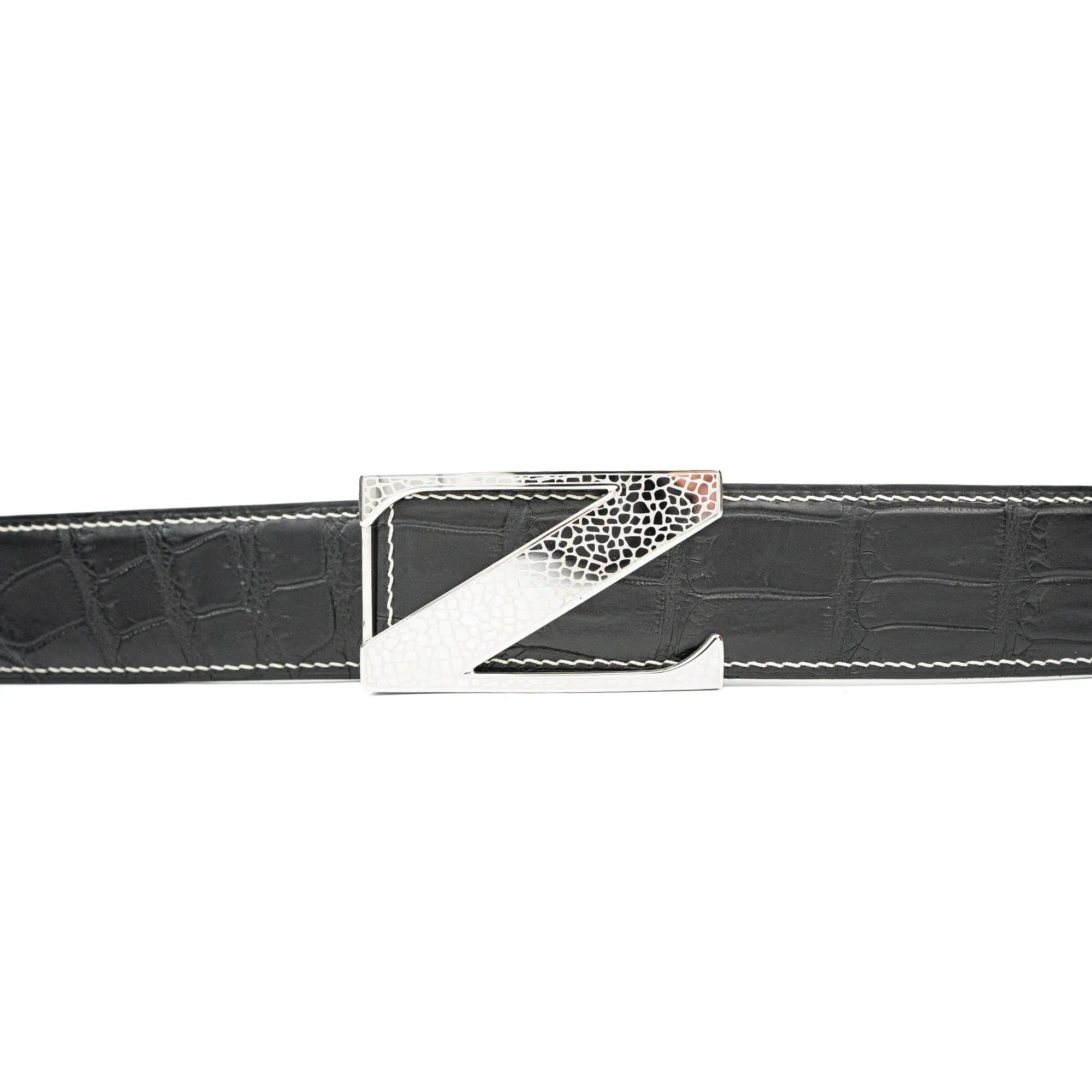 Handcrafted Alligator Leather Belts DVG128