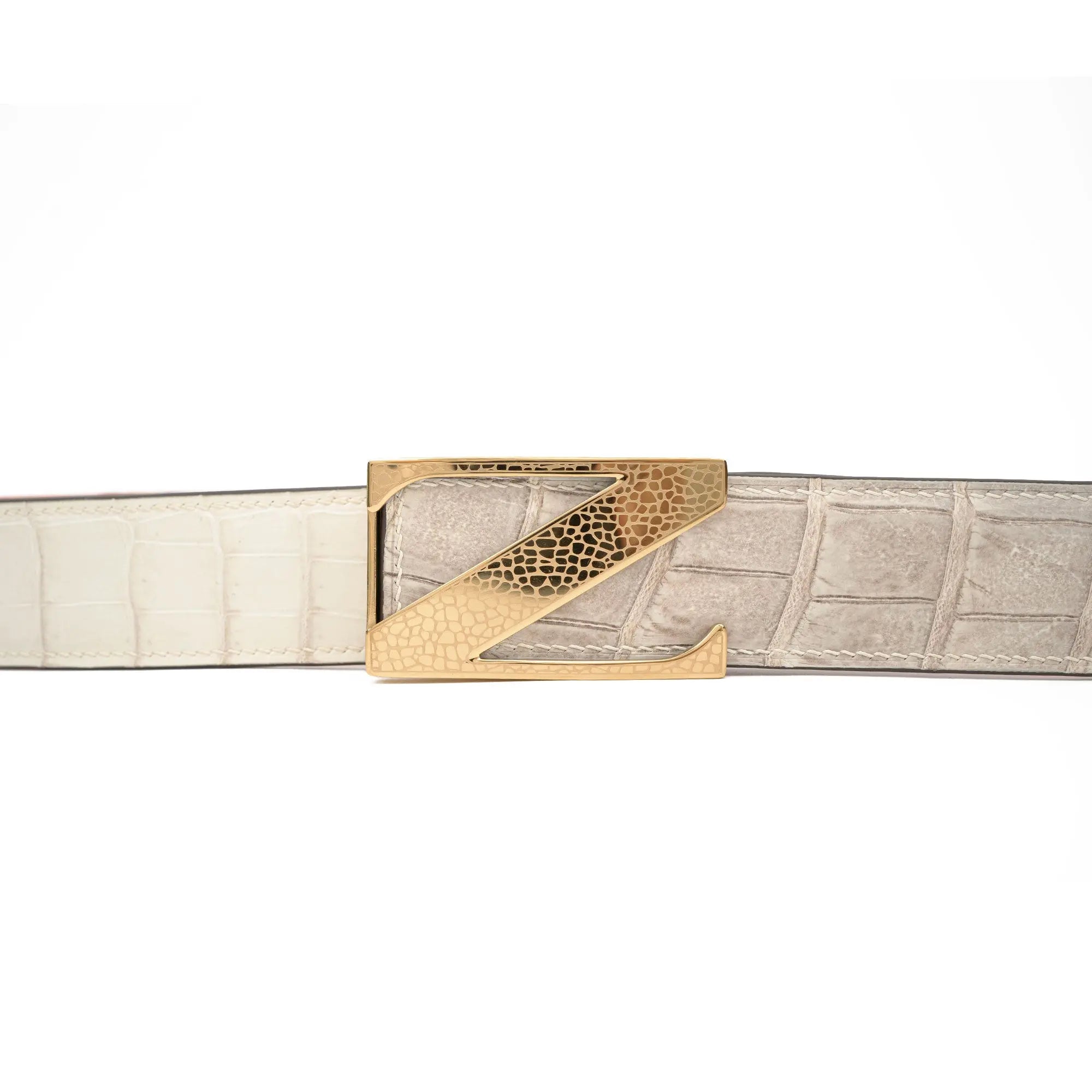 Handcrafted Alligator Leather Belts DVG140