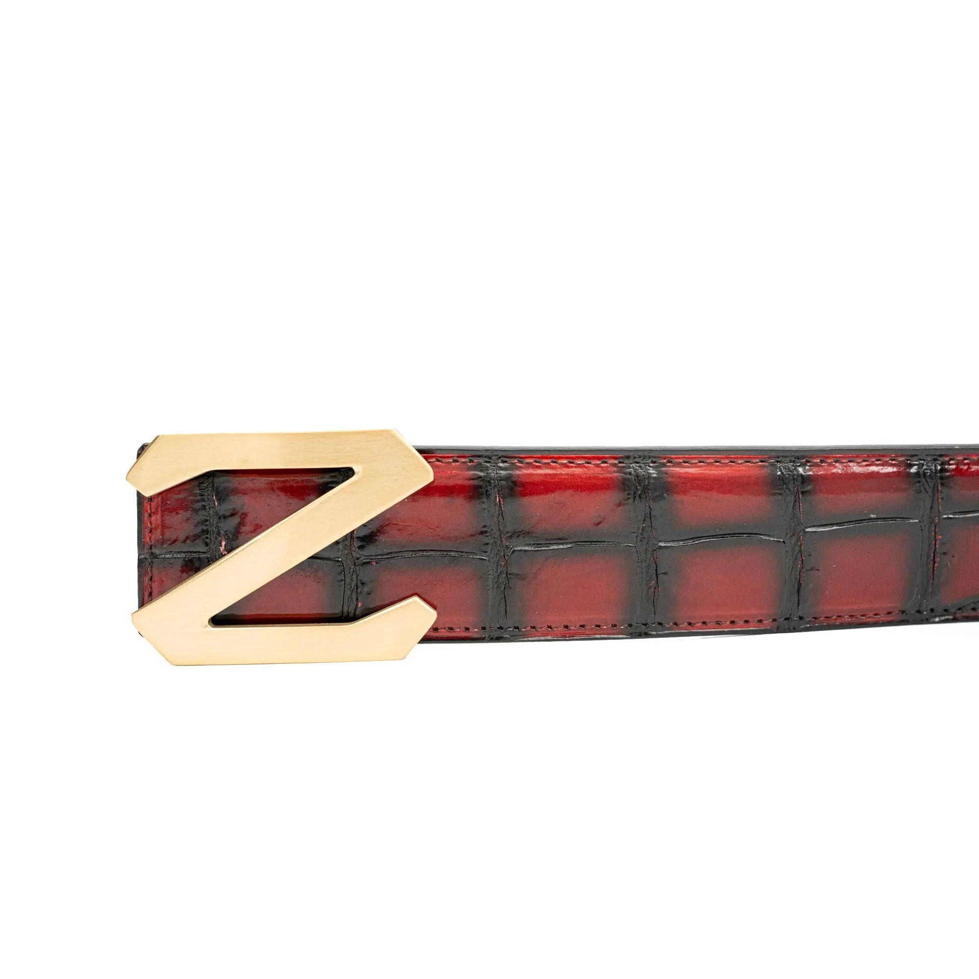Handcrafted Alligator Leather Belts DVG186