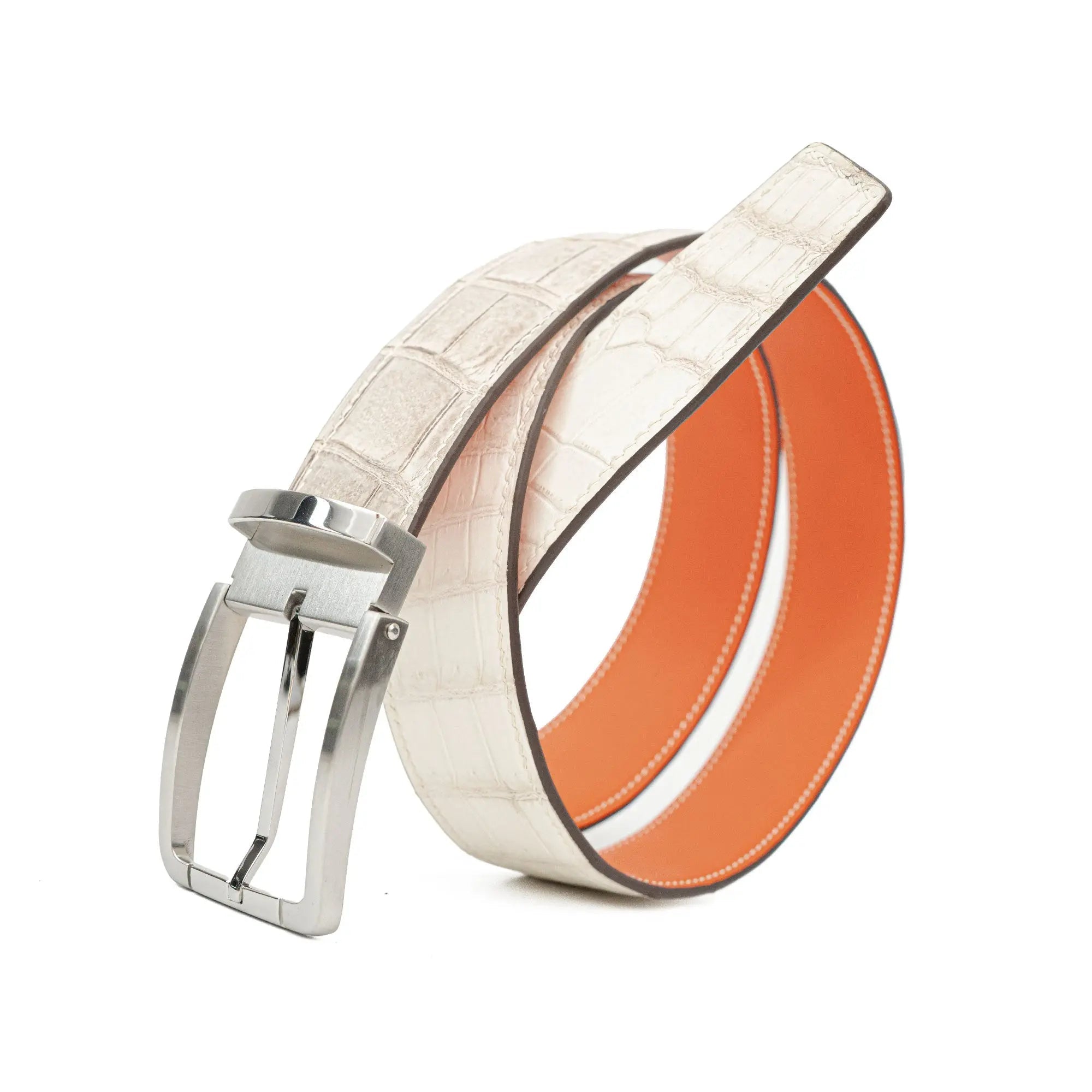 Handcrafted Alligator Leather Belts DVG285