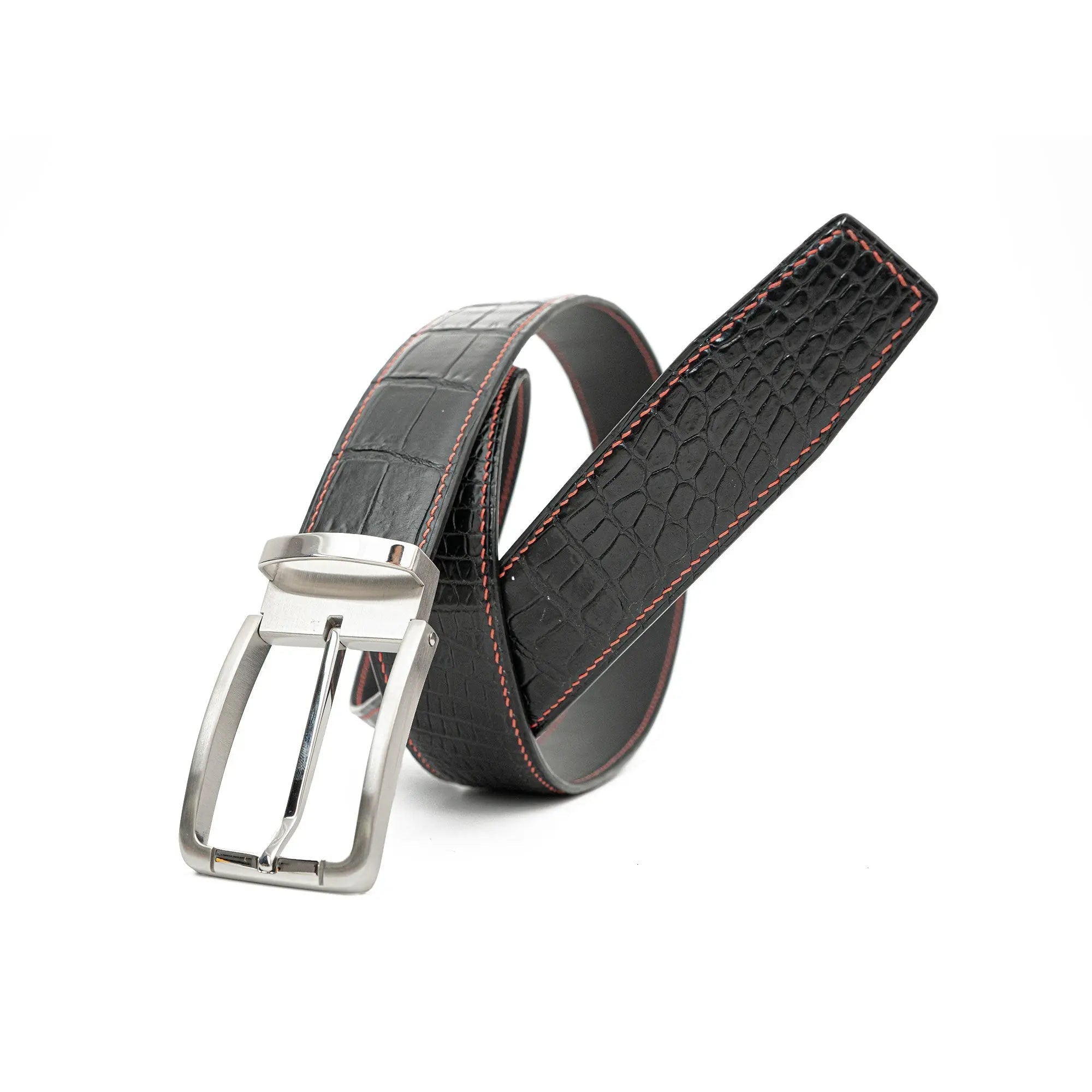Handcrafted Alligator Leather Belts DVG291