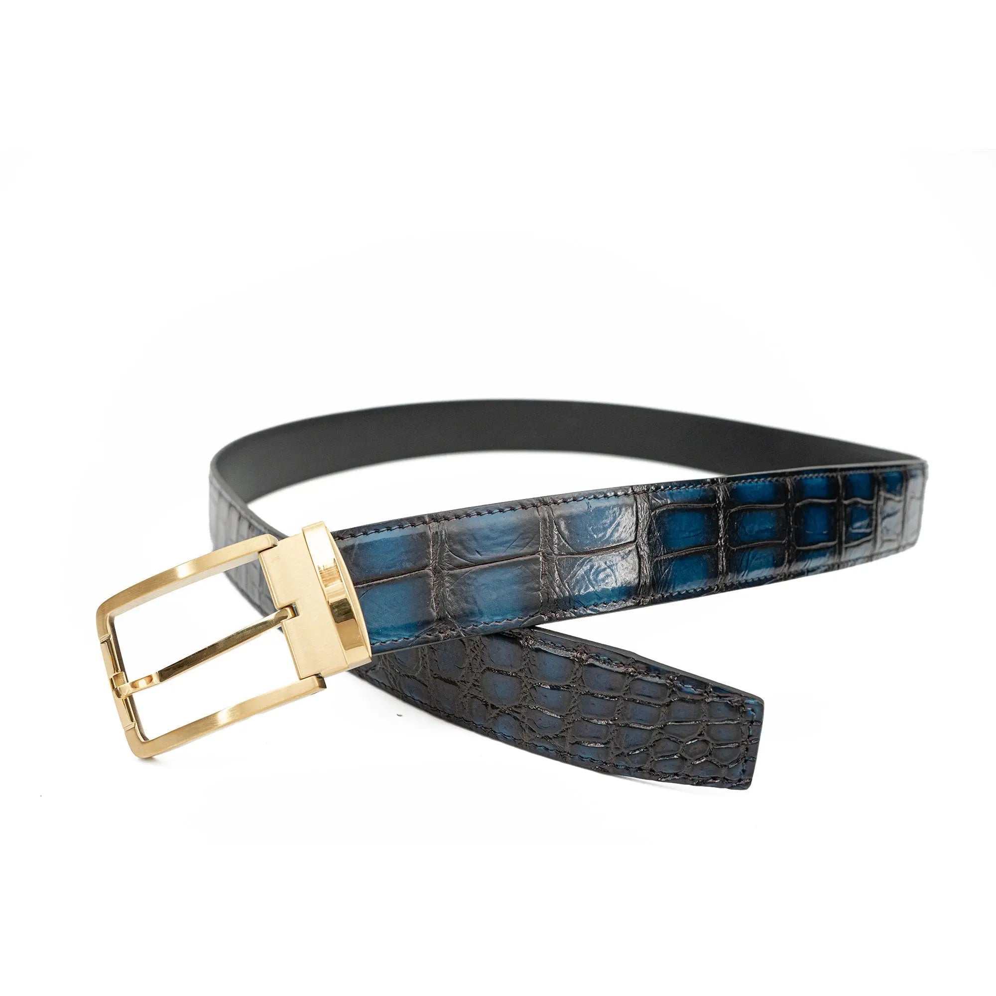 Handcrafted Alligator Leather Belts DVG298
