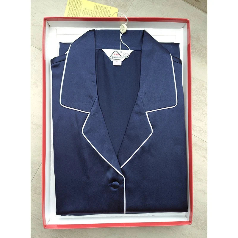 Luxury Women’s Natural Silk Pajamas Set