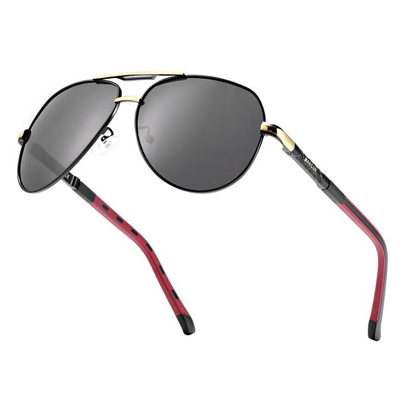 Retro Vintage Elegant Luxury Business High Quality Men Polarized Aviation Pilot Retro Classic Sunglasses With UV400 Protection