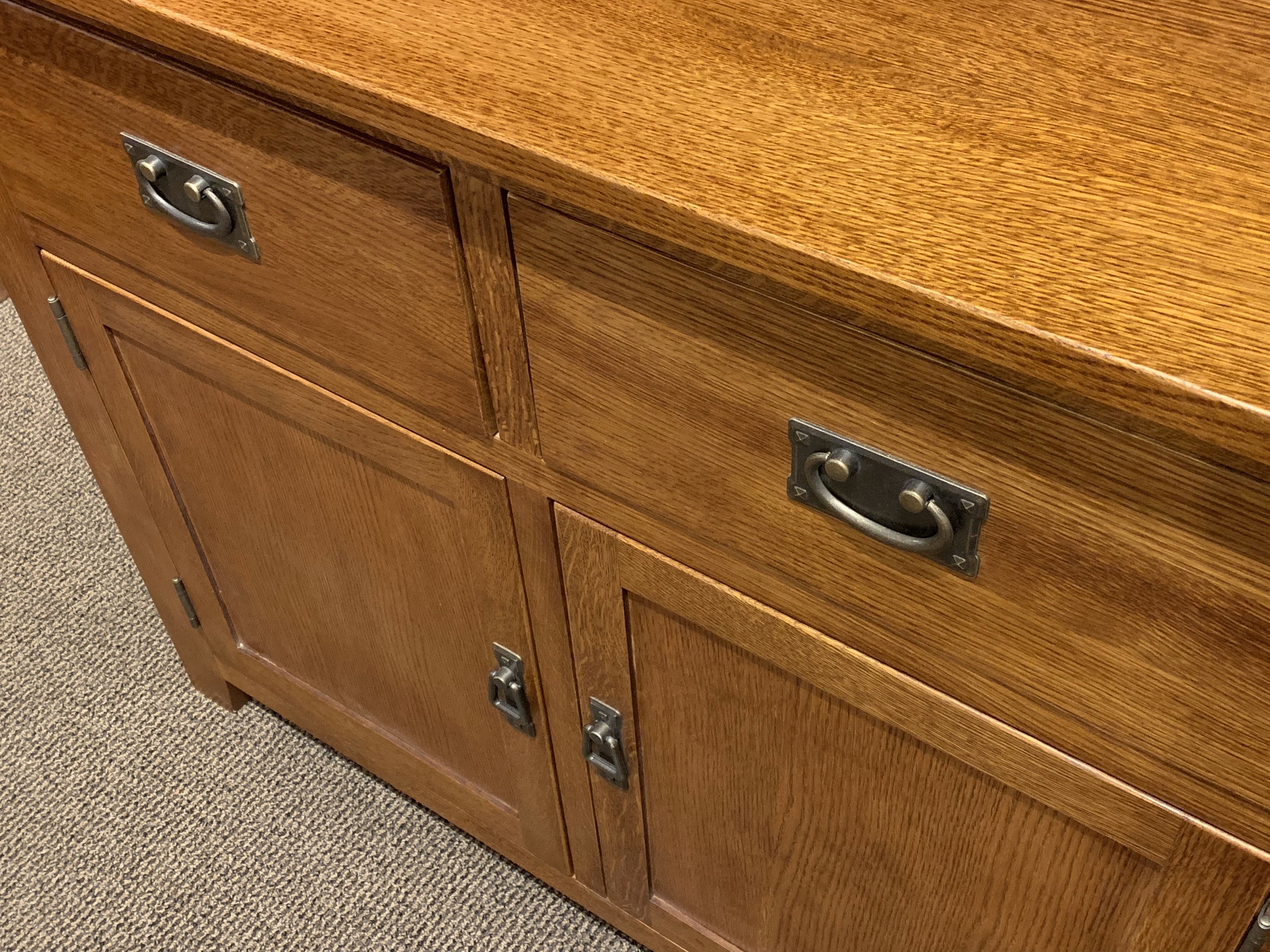 Mission 6 Door & 6 Drawer China Cabinet - Michael's Cherry - 59"