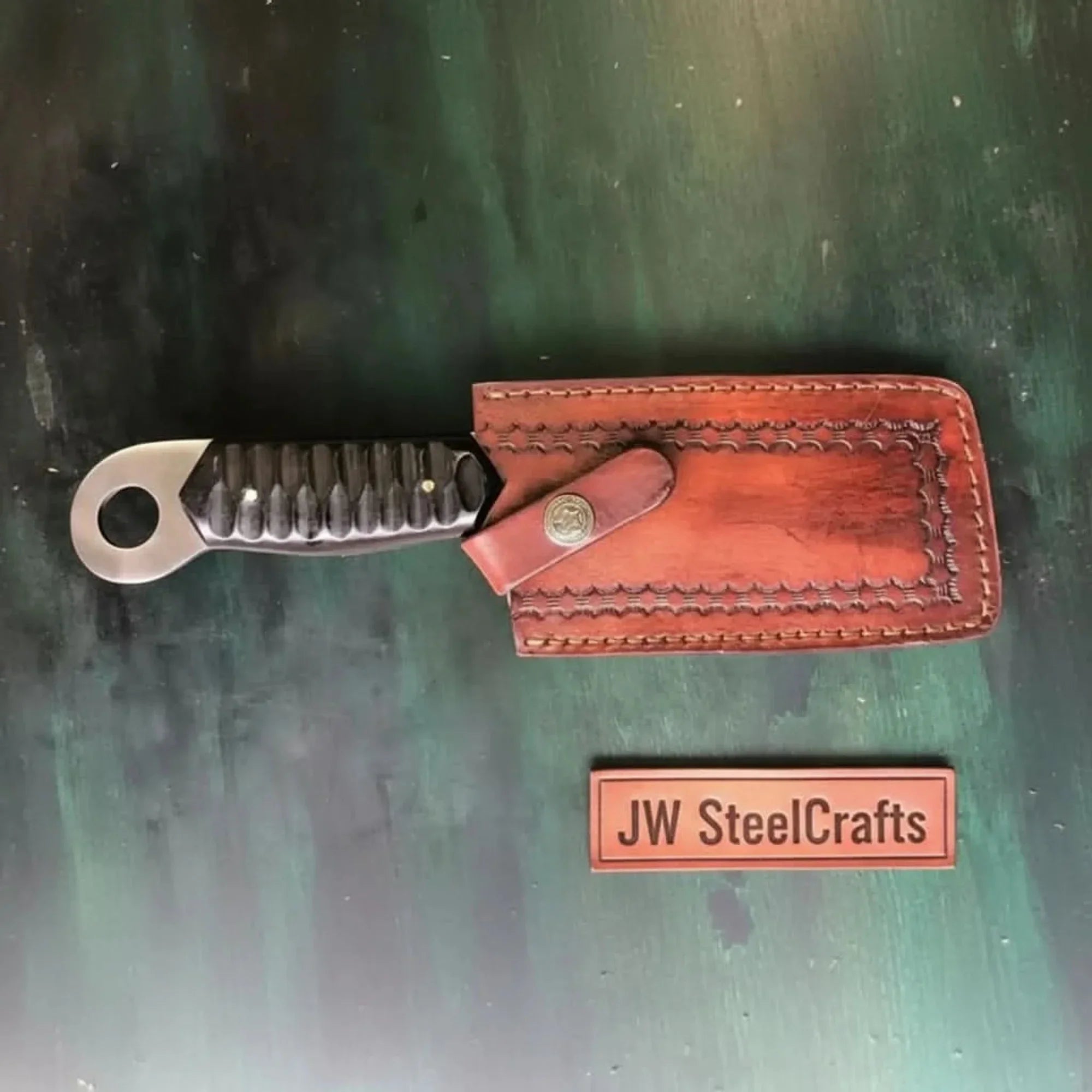 Custom hand Made D2 Steel Tanto knife MB-0094