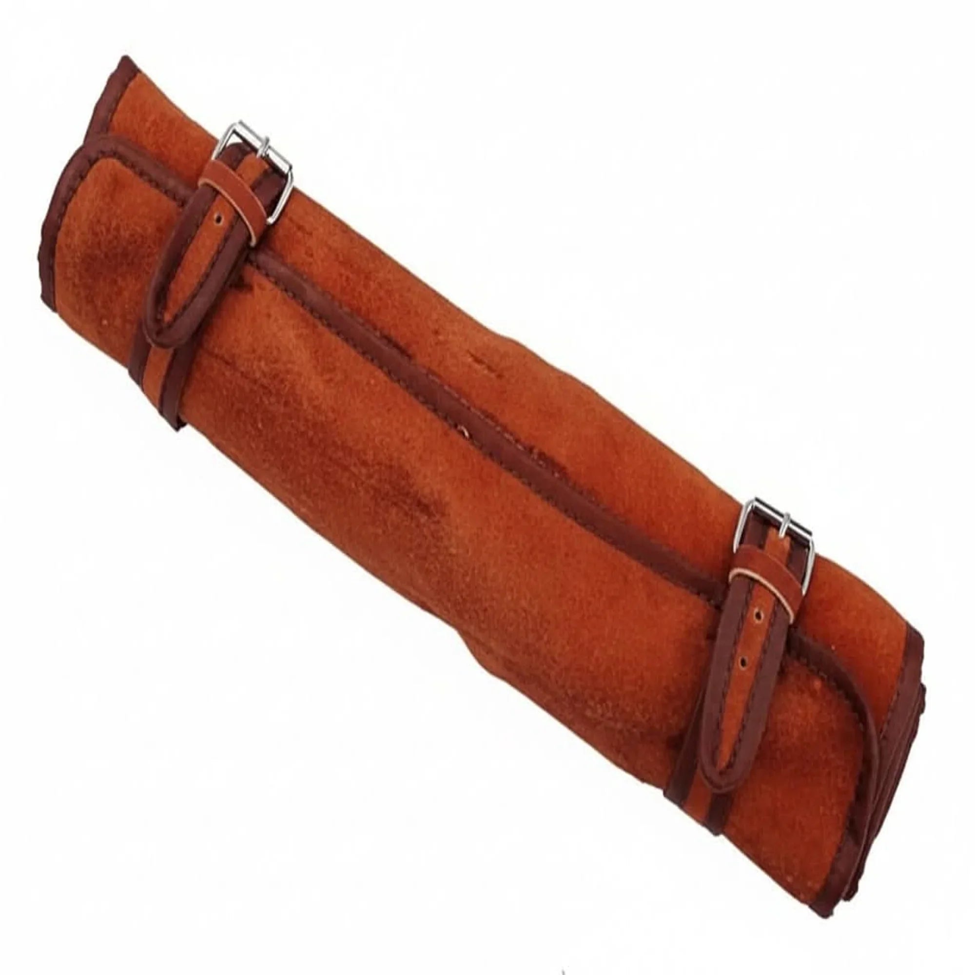 best chef knife Custom Handmade Leather Roll Bag for 7 pieces set / Chef sets Bag german knife DK-0138