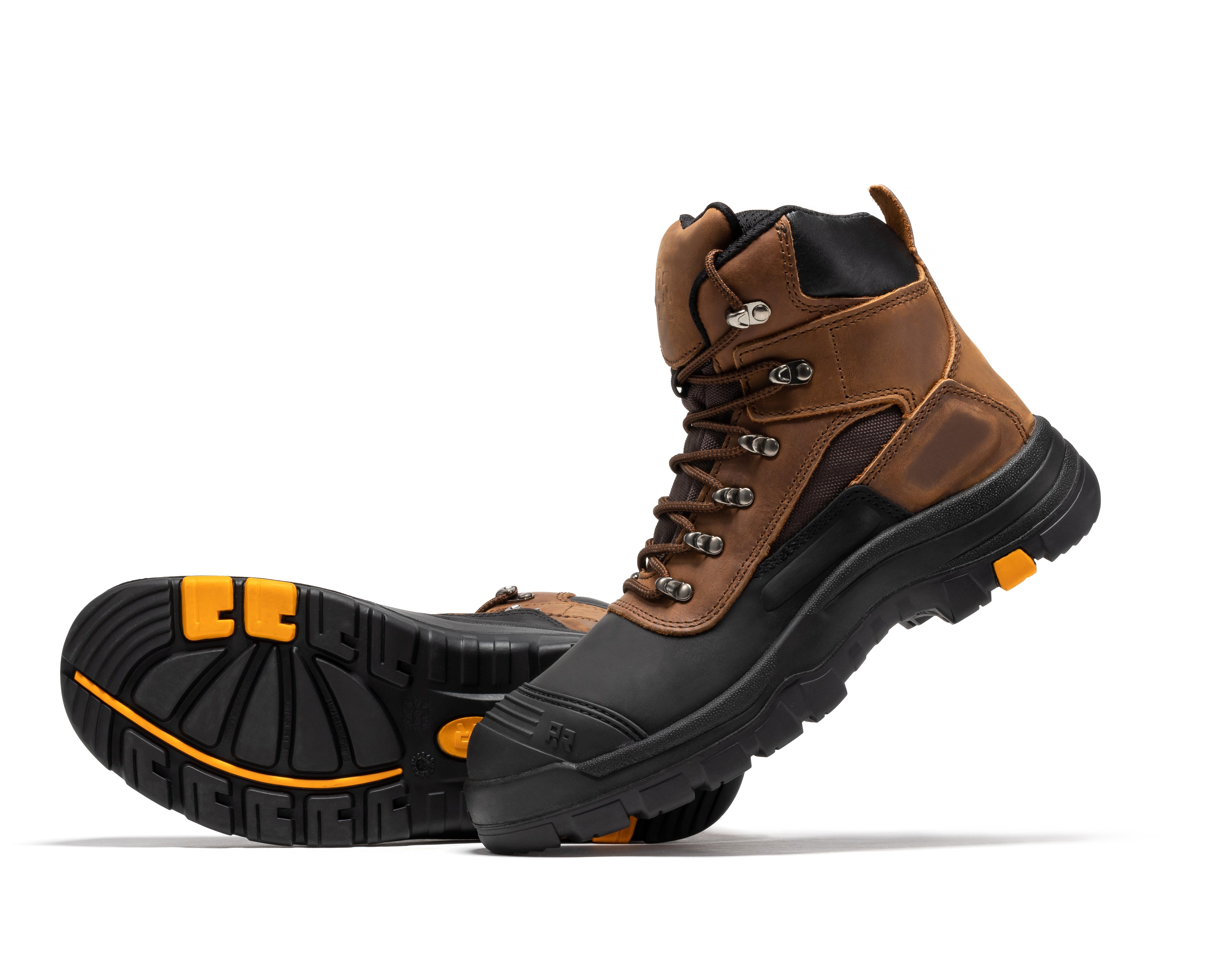 ROCKROOSTER Sedona 6 Inch Waterproof Steel Toe Leather Work Boots AK216