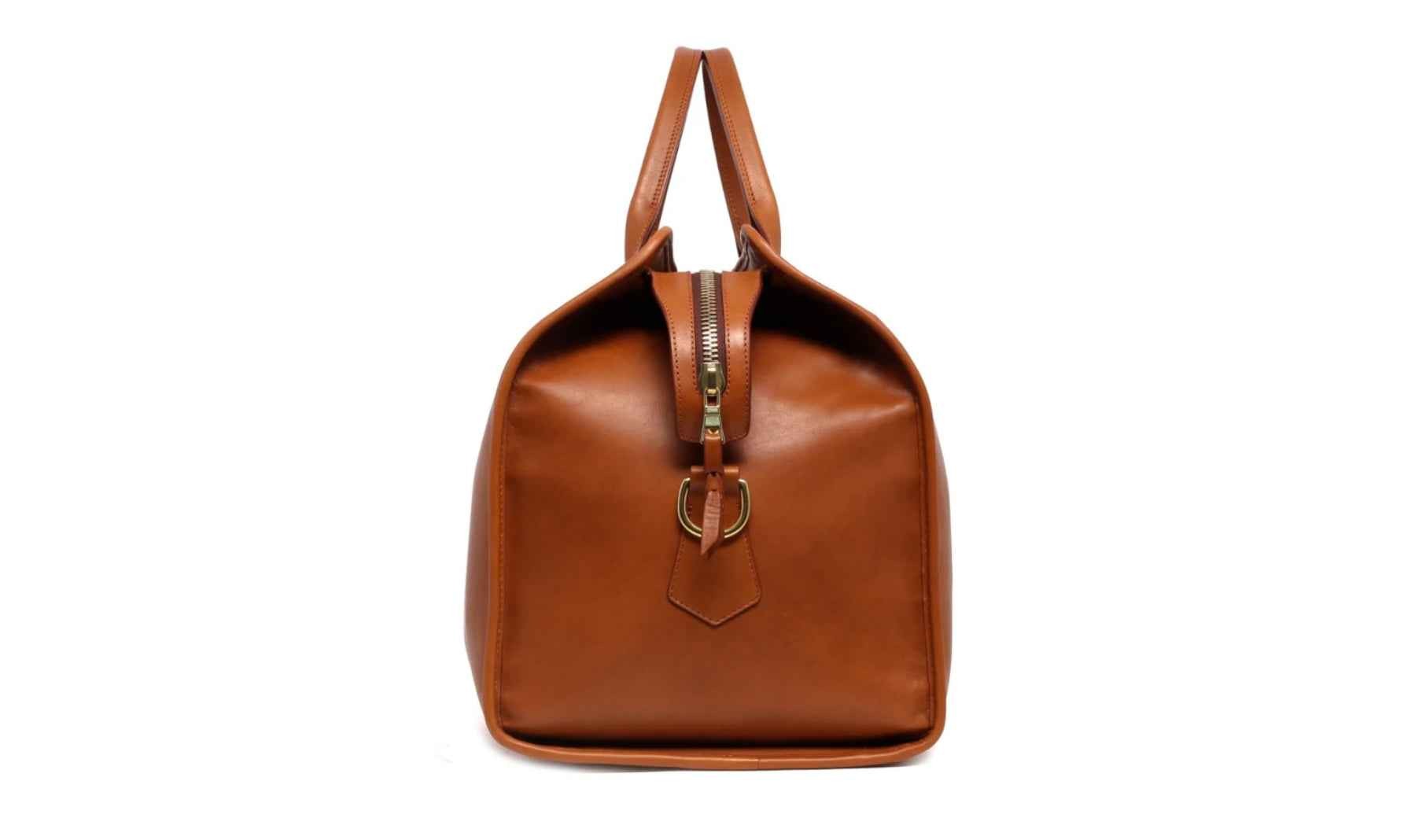 Frank Clegg Signature Travel Duffle in Smooth Tumbled Leather