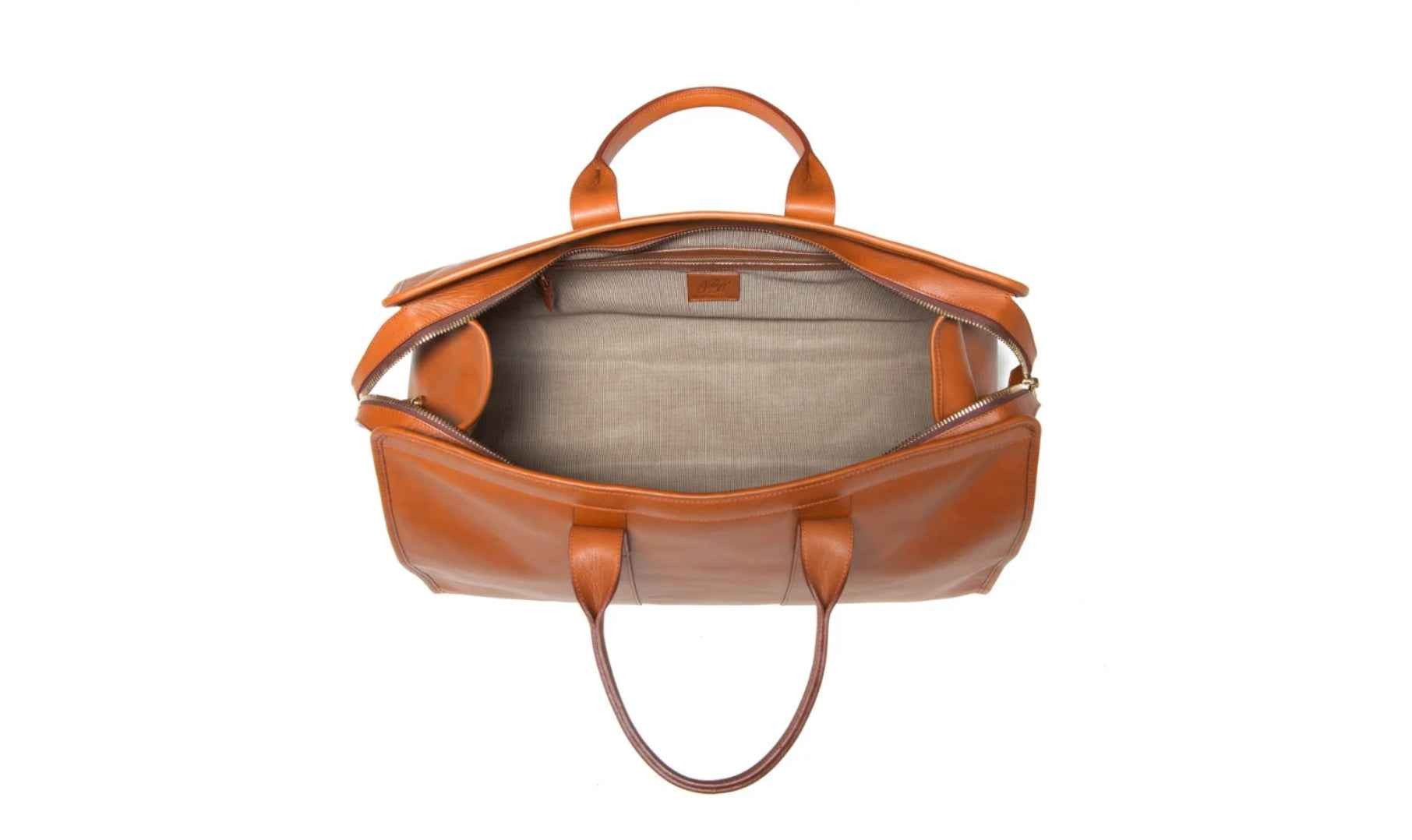 Frank Clegg Signature Travel Duffle in Smooth Tumbled Leather