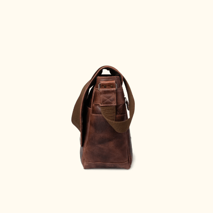 Buffalo Jackson - ROOSEVELT BUFFALO LEATHER SATCHEL MESSENGER BAG